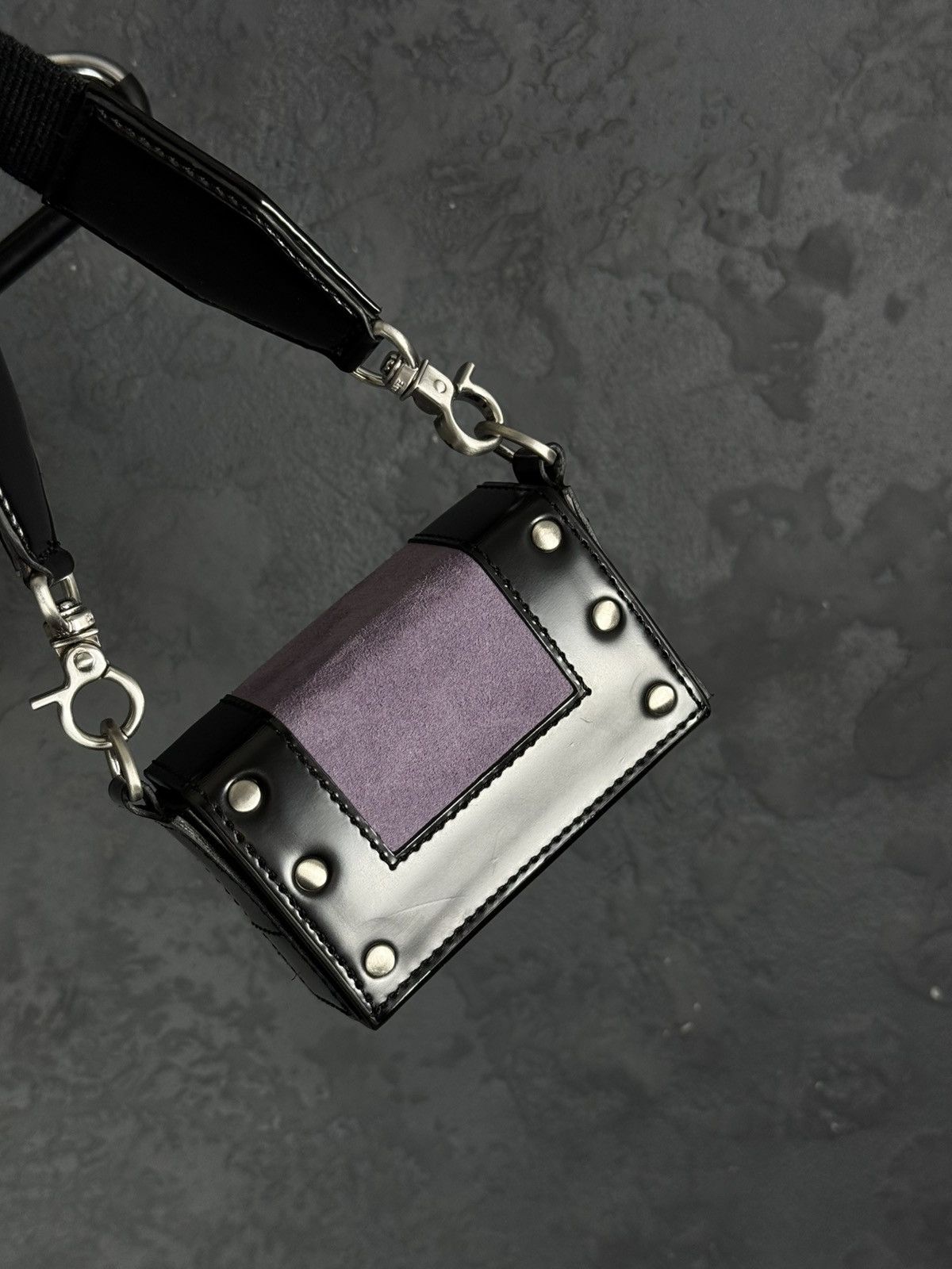 AMI AMI Small Panelled Box Bag Men’s Size ONE SIZE - 9 Thumbnail