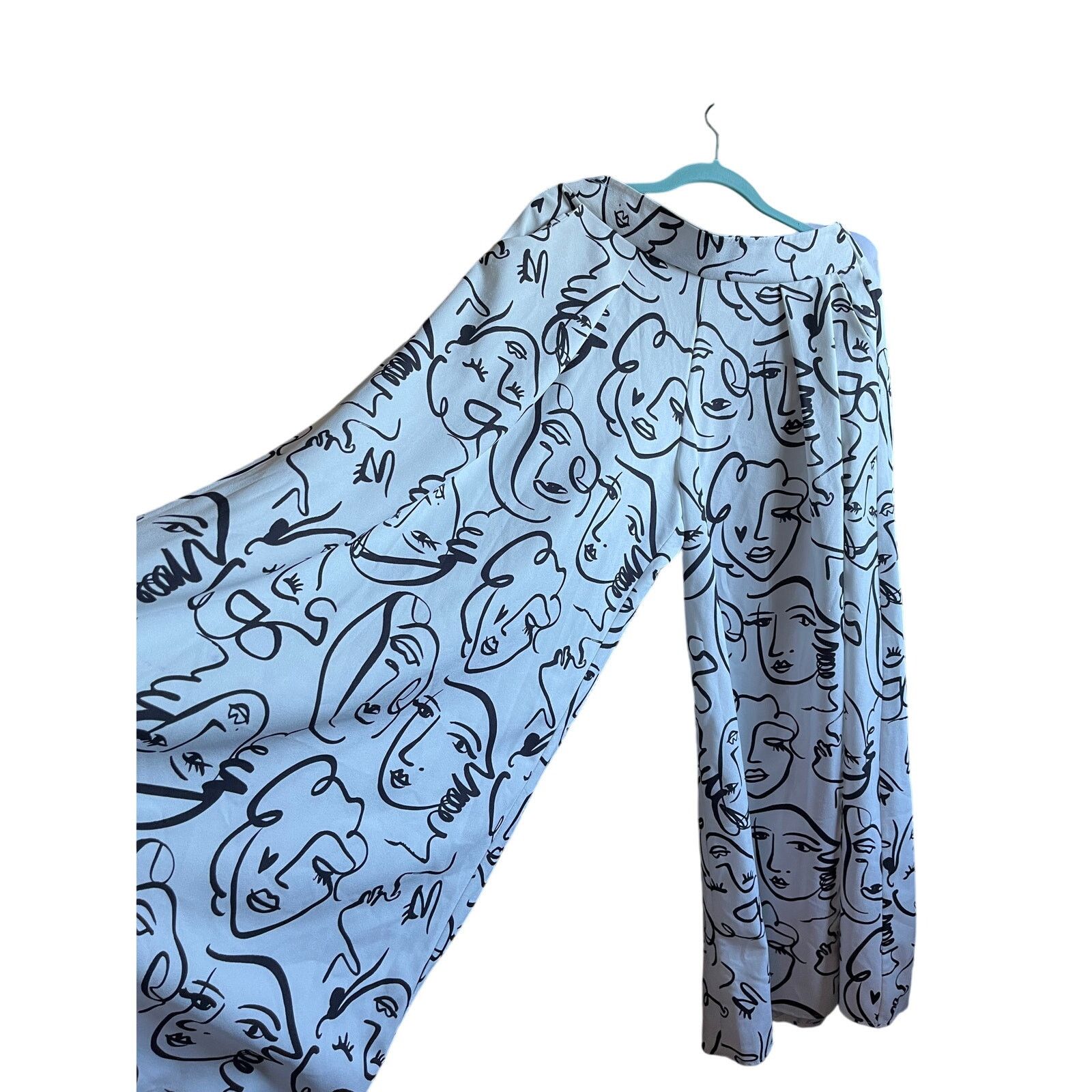 Other Very Elegant Wide Leg Pants Size 30" / US 8 / IT 44 - 4 Thumbnail