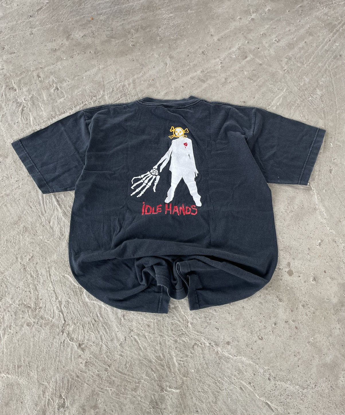 Vintage Rare 1999 Idle Hands Horror Movie Promo Faded T Shirt Size US L / EU 52-54 / 3 - 1 Thumbnail
