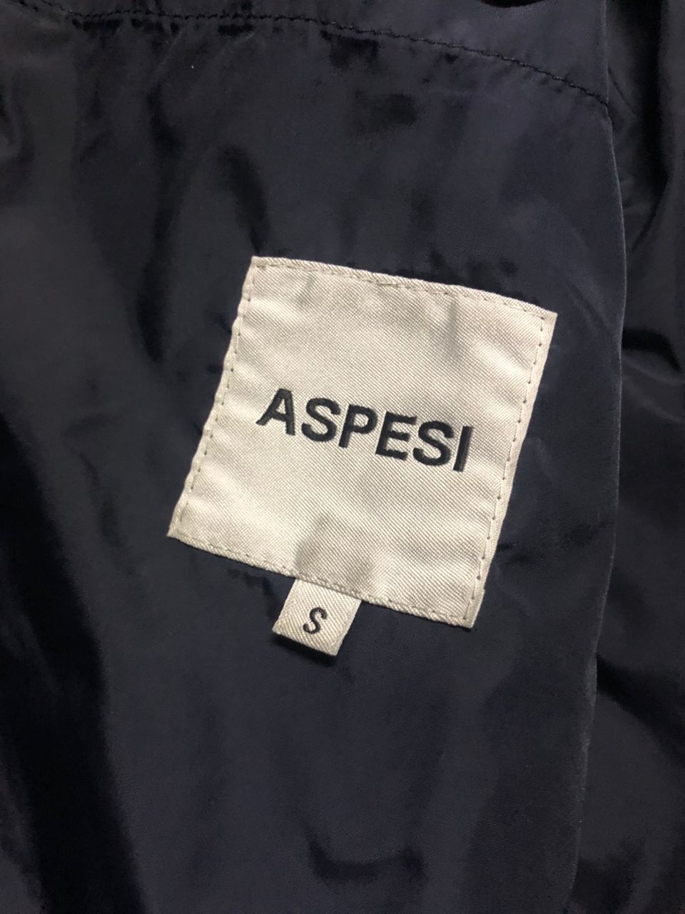 Aspesi Aspepsi Navy Double Breasted Down Coat Jacket Size US S / EU 44-46 / 1 - 10 Thumbnail