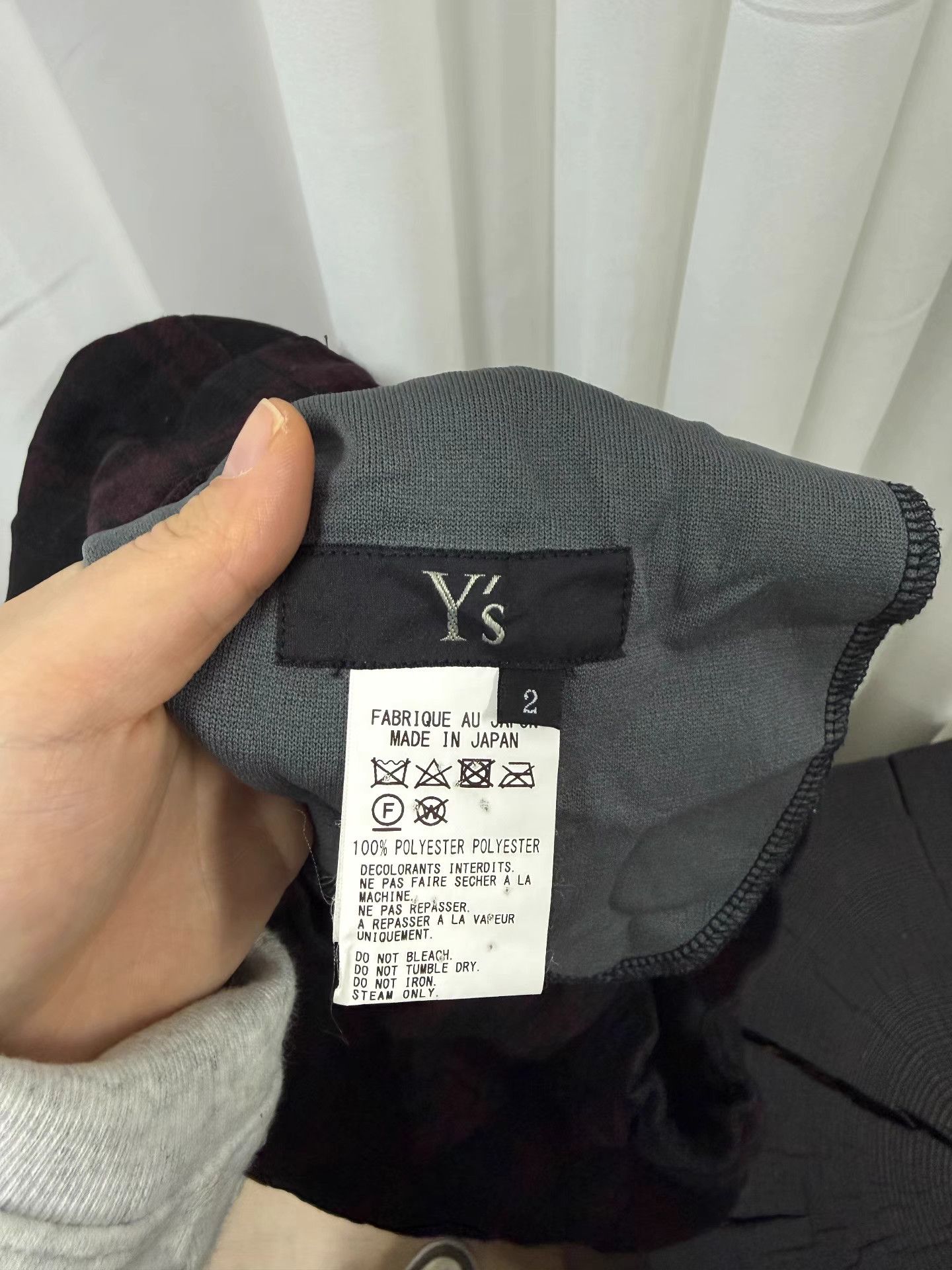 Y's Y's Red & Black Plaid Set K20 Size US M / EU 48-50 / 2 - 9 Thumbnail