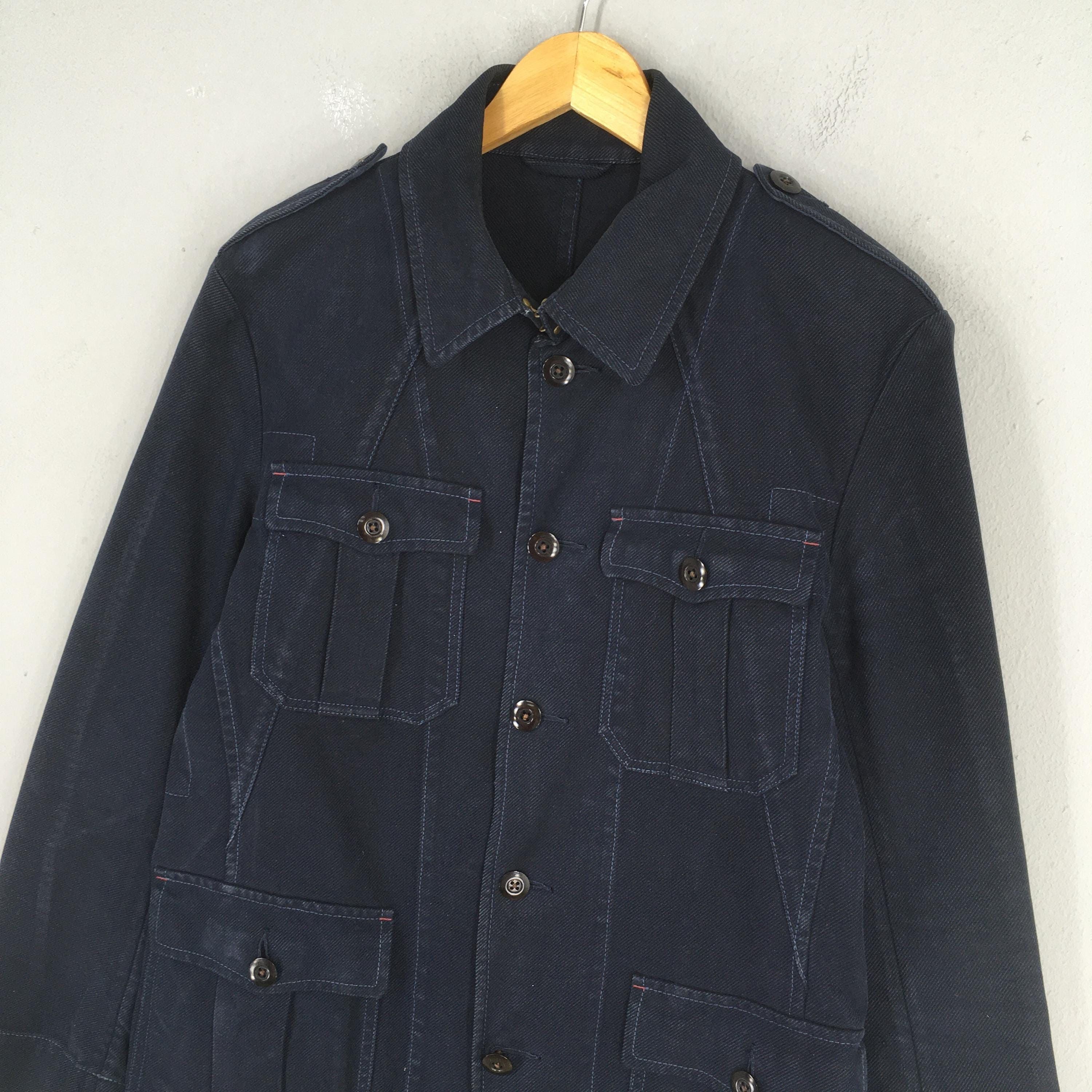 Vintage Vintage Kent Curwent England Cotton Twill Jacket Larg Size US L / EU 52-54 / 3 - 3 Thumbnail