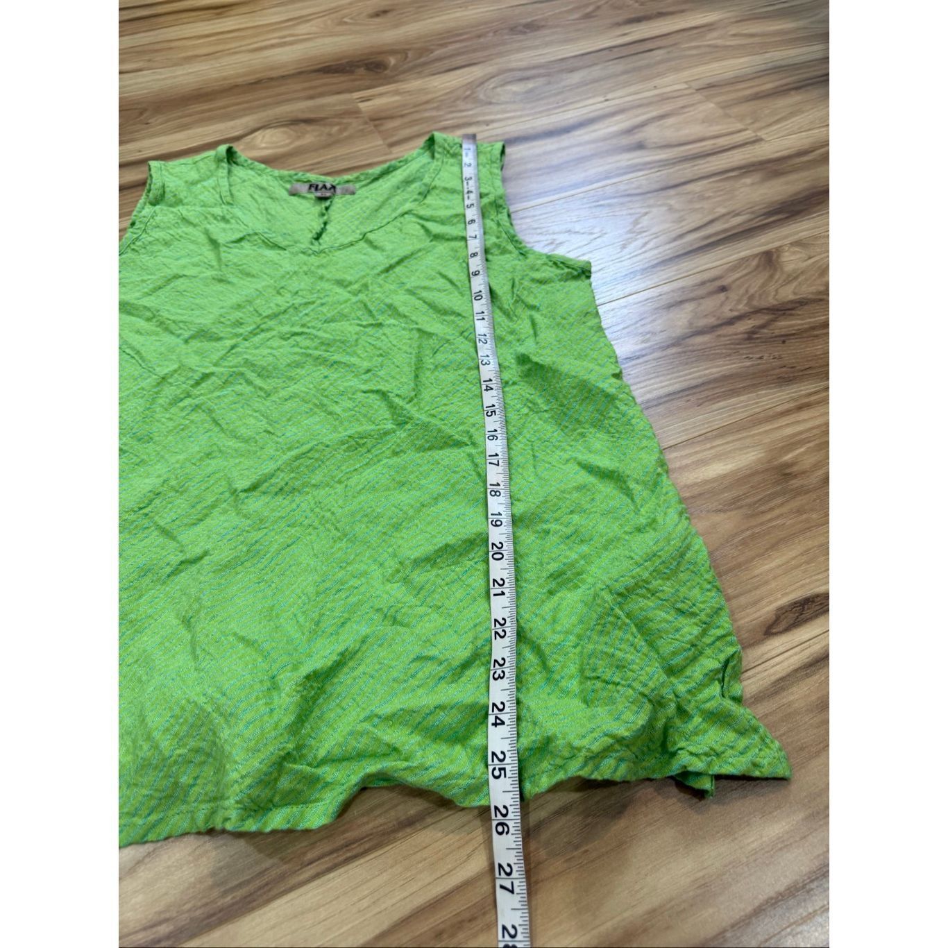 FLAX Flax linen sleeveless striped top sz Medium Size M / US 6-8 / IT 42-44 - 8 Thumbnail