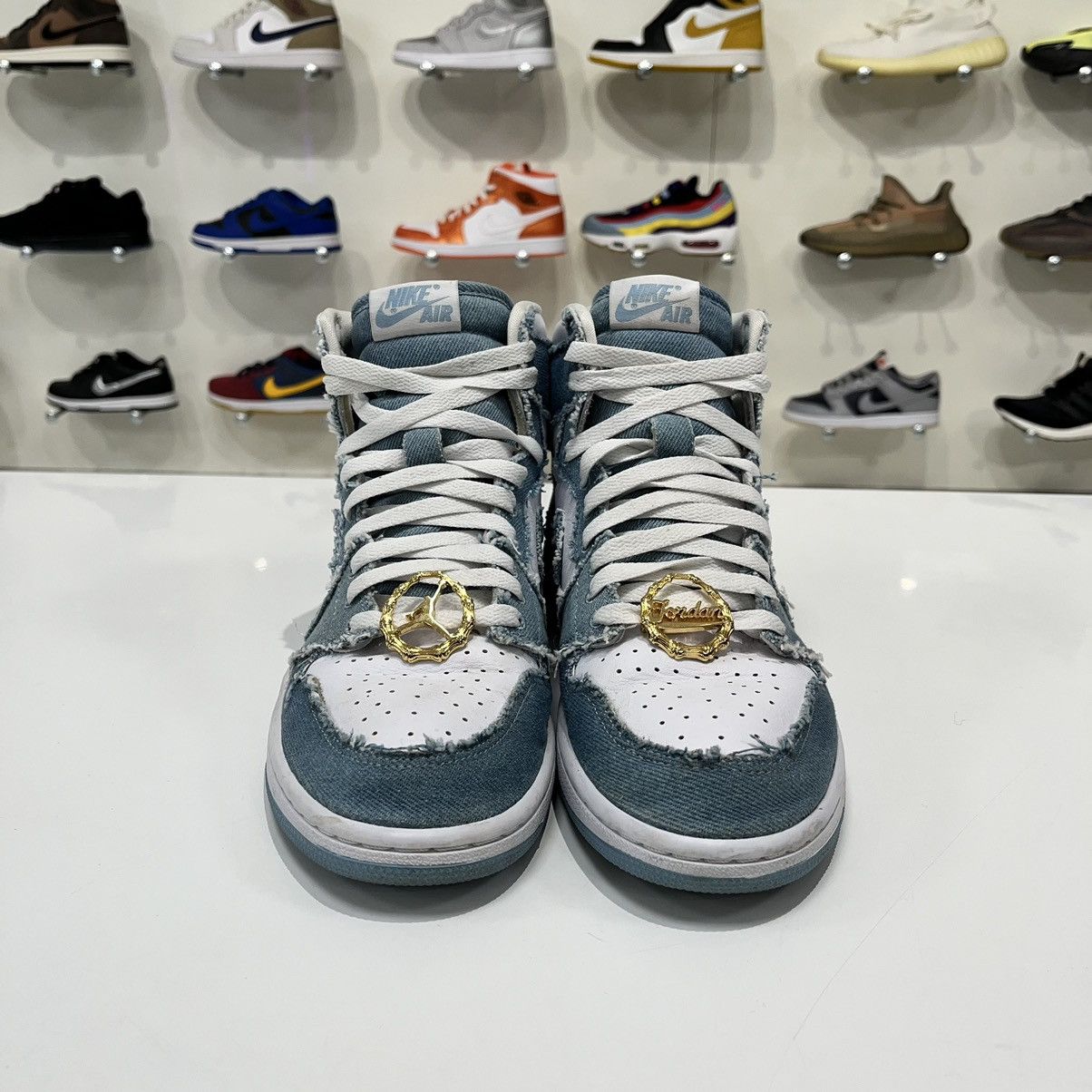 Nike Air Jordan 1 Retro High OG Denim Size US 10 / IT 40 - 9 Thumbnail