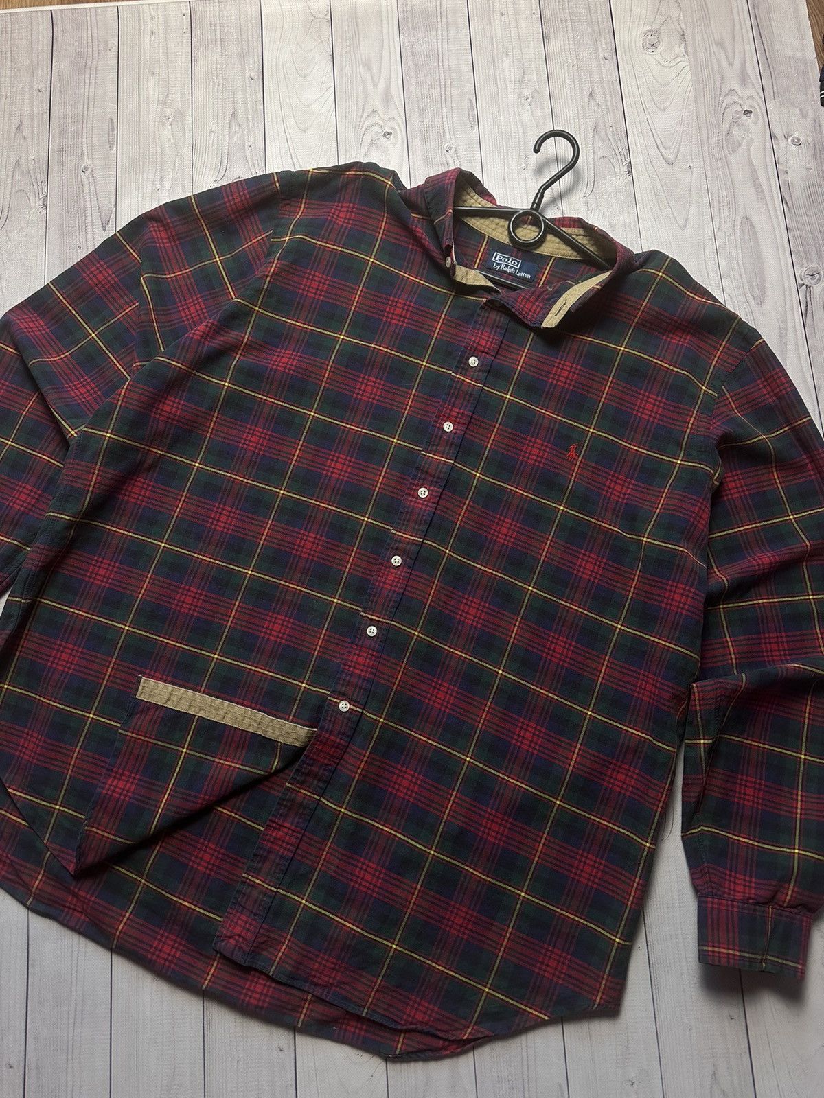 Polo Ralph Lauren × Vintage Vintage Polo Ralph Lauren shirt plaid size XXXL rare Size US XXL / EU 58 / 5 - 2 Thumbnail