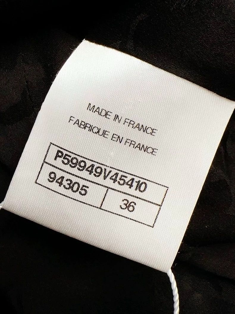 Chanel Chanel Forest Series Show Black Woven Irregular Hem Long-s Size XS / US 0-2 / IT 36-38 - 5 Thumbnail