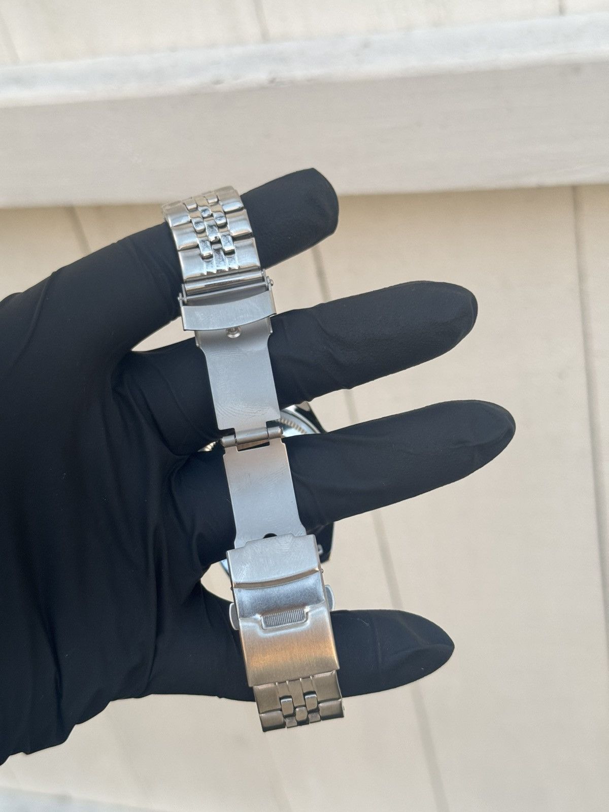 Other Stainless steel Blue GMT watch with black and blue face Size ONE SIZE - 4 Thumbnail