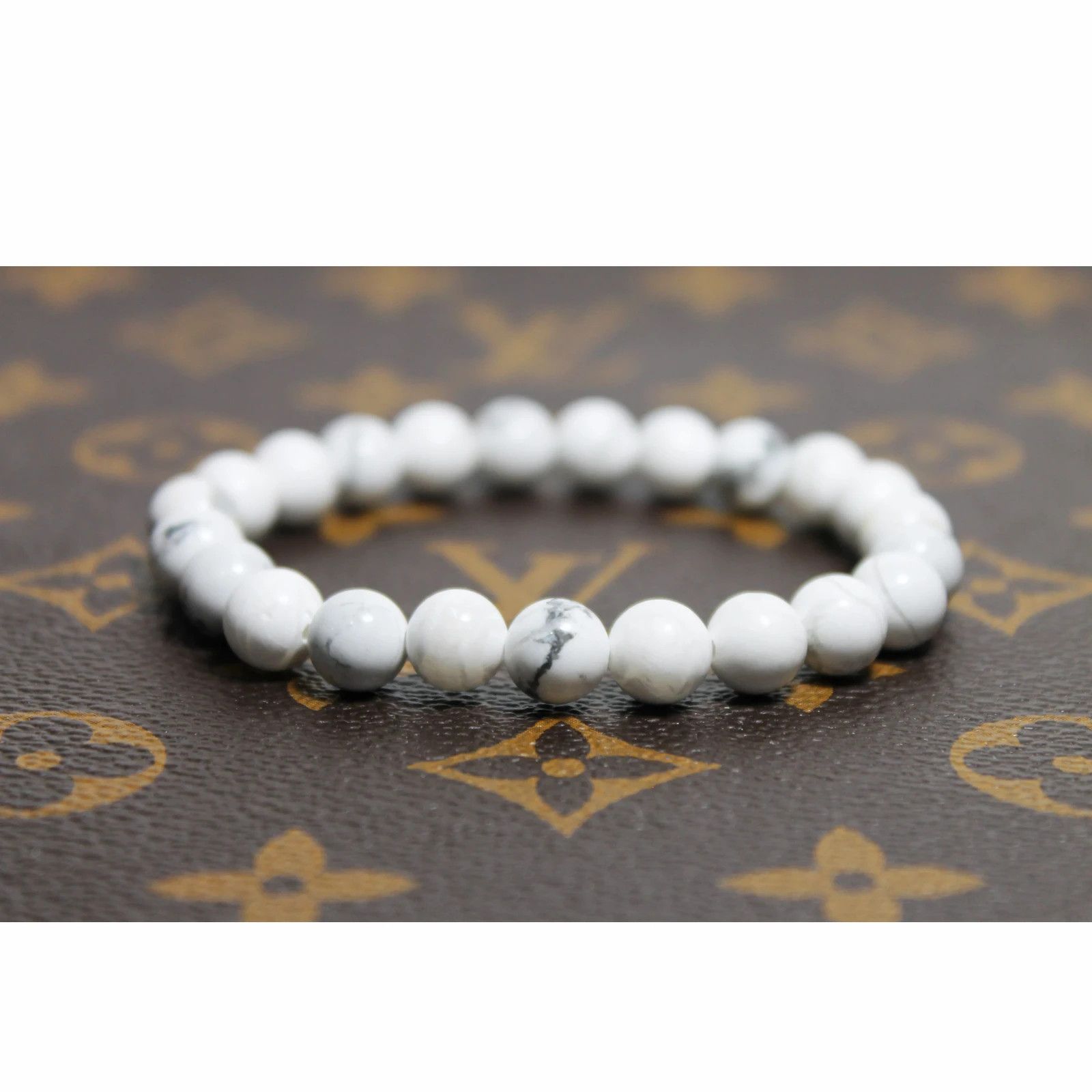 Jewelry 🔴 Bracelet - White Carrara Marble Size ONE SIZE - 1 Preview