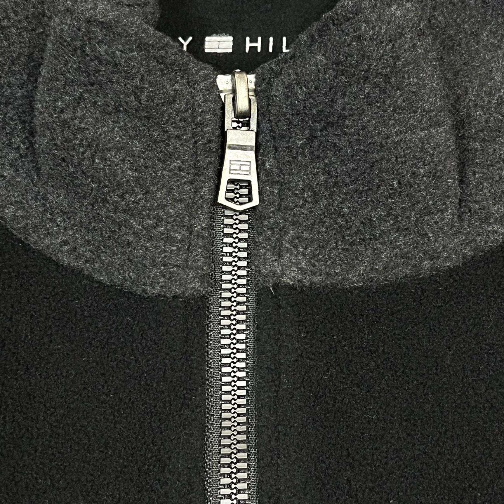 Tommy Hilfiger Tommy Hilfiger Mens Full Zip Polar Fleece Jacket 2XL Gray Black Zippered Pockets Size US XXL / EU 58 / 5 - 5 Thumbnail