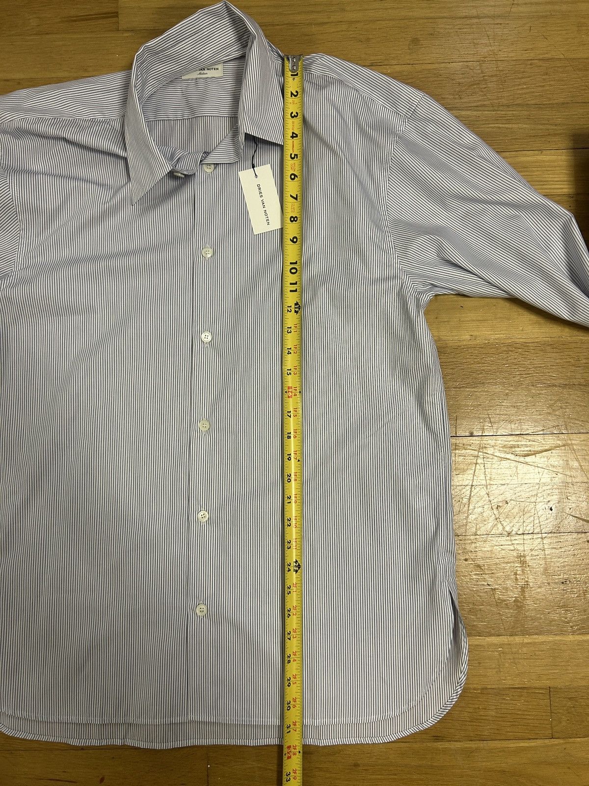 Dries Van Noten Blue striped Dries Van Noten Button up Size US M / EU 48-50 / 2 - 6 Thumbnail