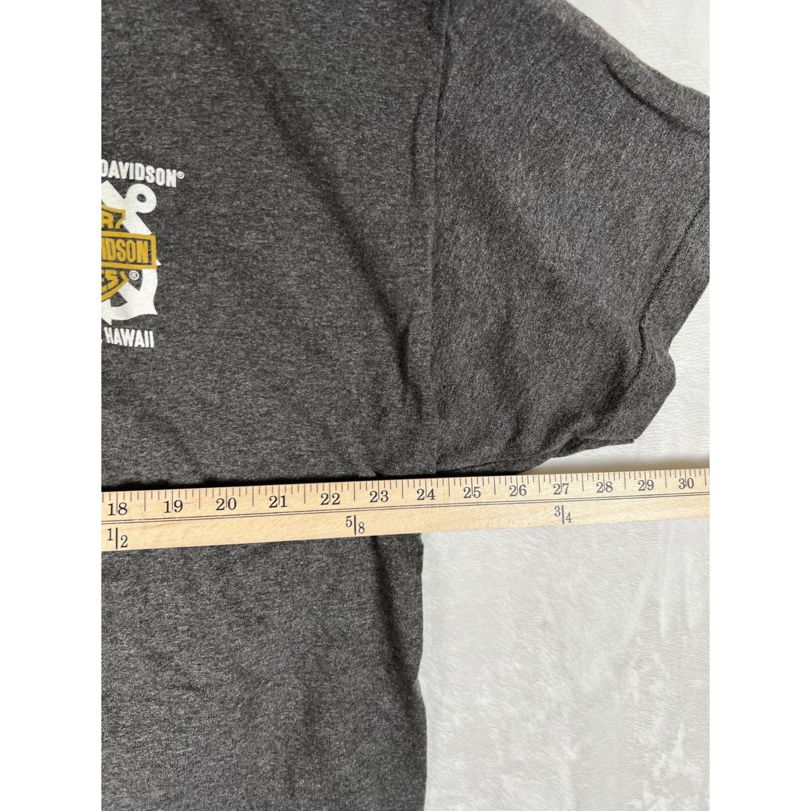 Harley Davidson Vintage Harley Davidson T-Shirt Size 2XL Honolulu Hawaii Gra Size US XXL / EU 58 / 5 - 7 Thumbnail