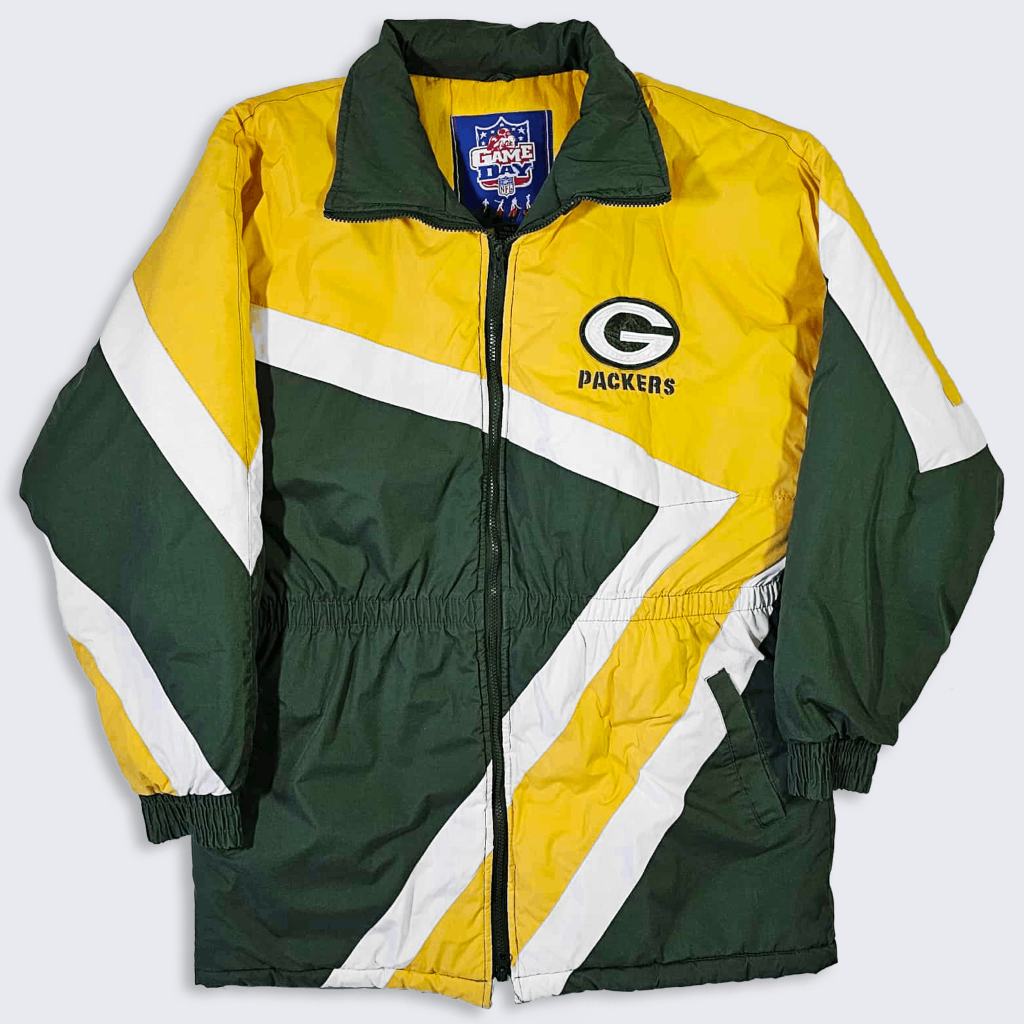 Vintage Green Bay Packers Vintage 90s Game Day Puffer Jacket Size US L / EU 52-54 / 3 - 2 Thumbnail