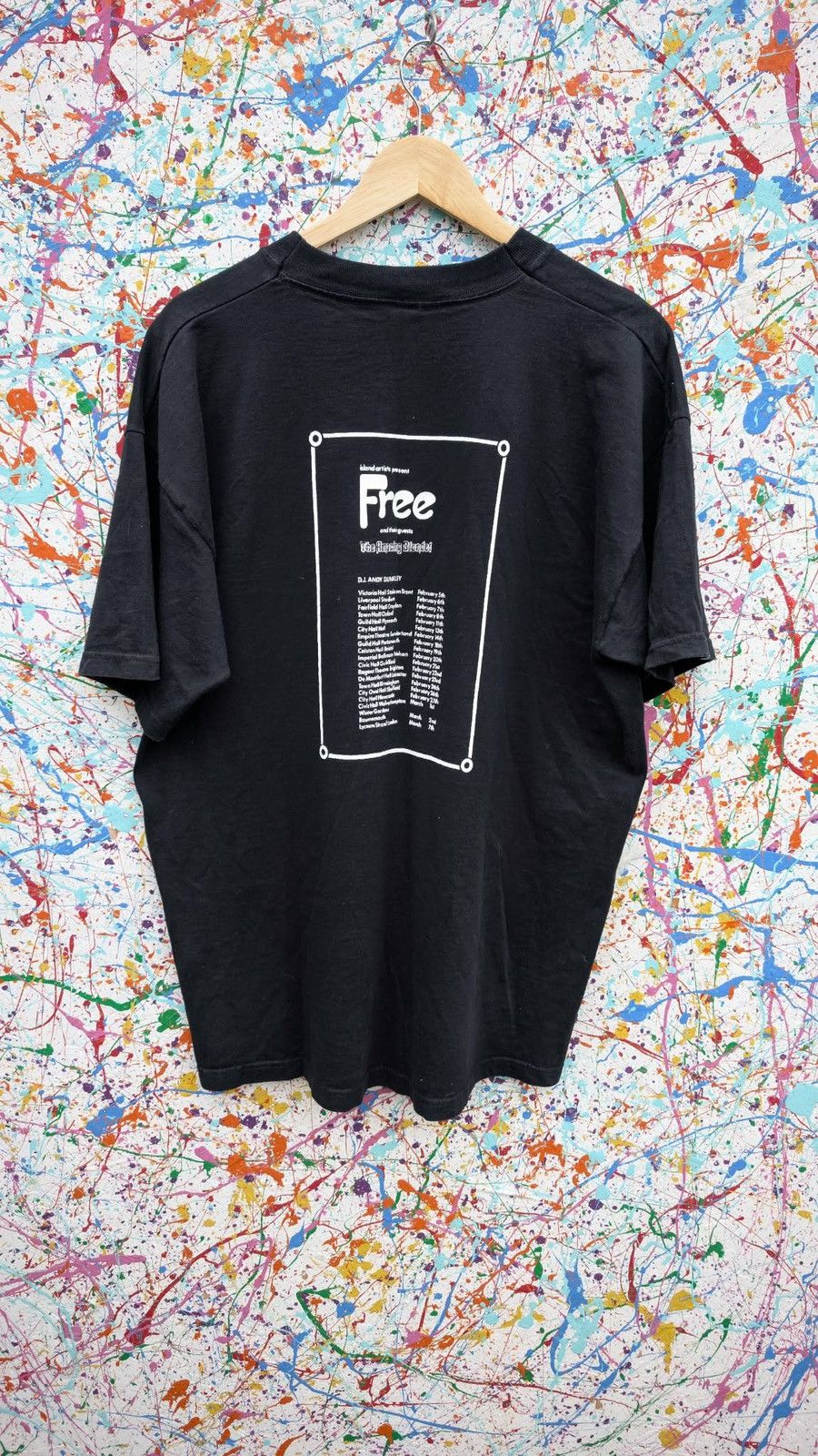 Other Vintage band tshirt 90s Free 70s Paul Kossoff UK Tour 1971 Size US XL / EU 56 / 4 - 6 Thumbnail