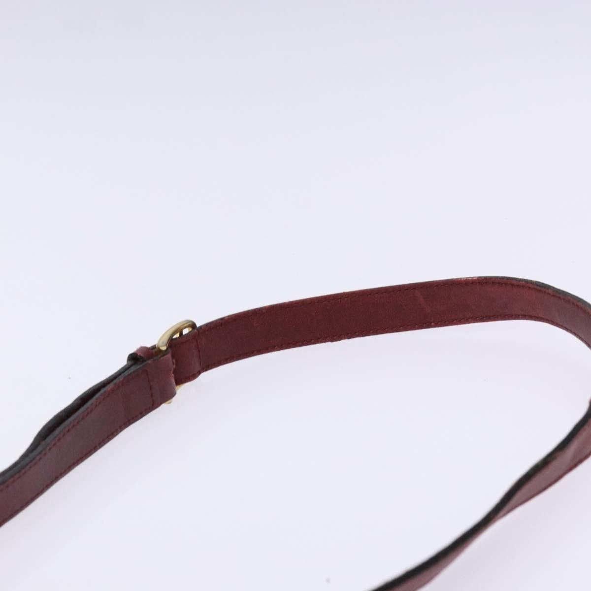 Celine CELINE Shoulder Bag Leather Bordeaux Gold Size ONE SIZE - 8 Thumbnail