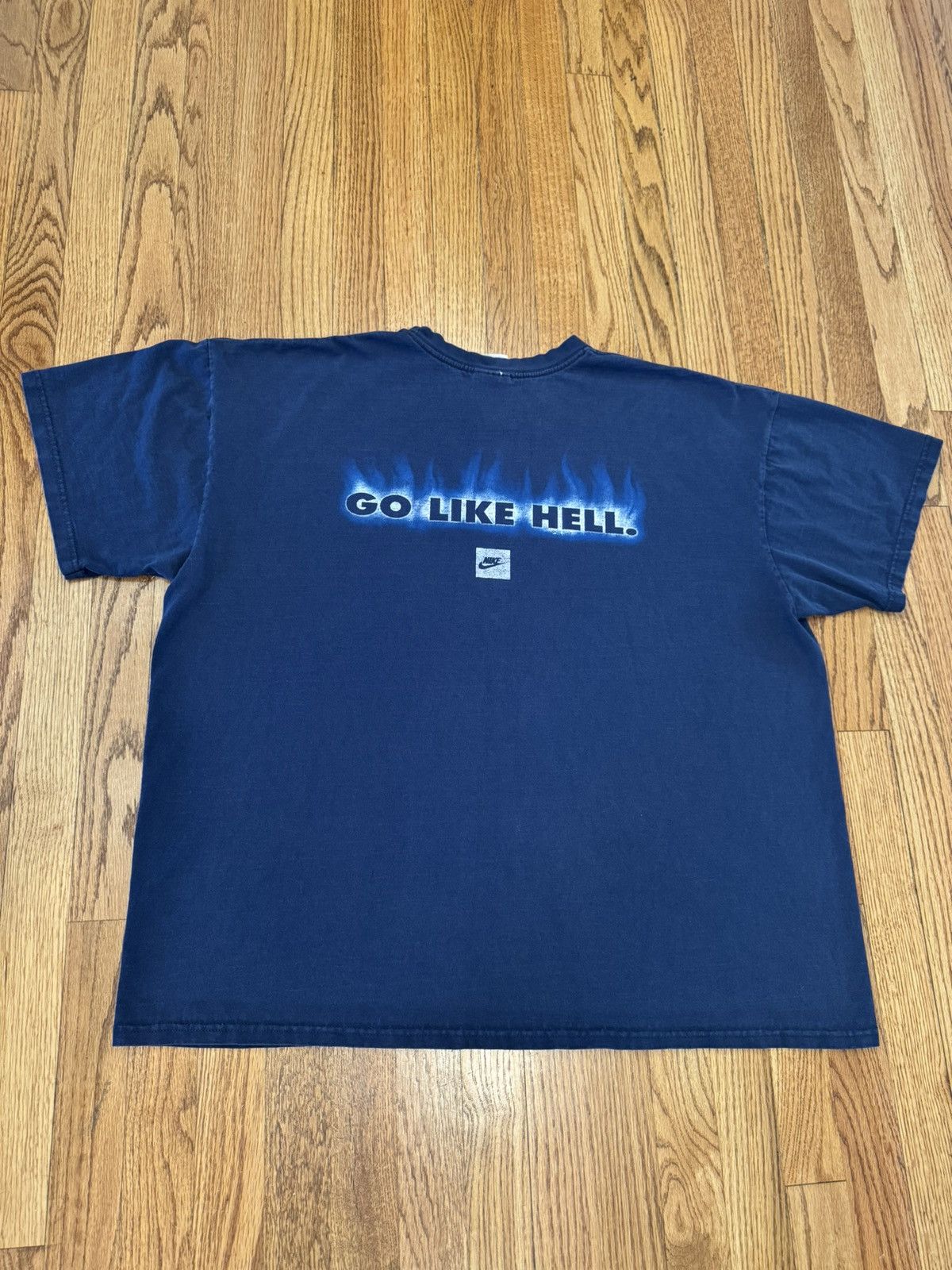 Nike × Vintage 2000’s NIKE “Go Like Hell” double sided tee Size US XXL / EU 58 / 5 - 5 Thumbnail