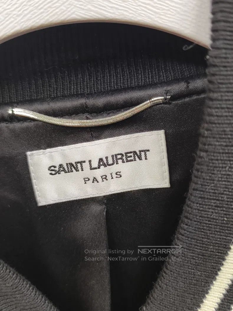 Saint Laurent Paris Saint Laurent Paris Black and White Colorblocked Baseball Size US S / EU 44-46 / 1 - 3 Thumbnail