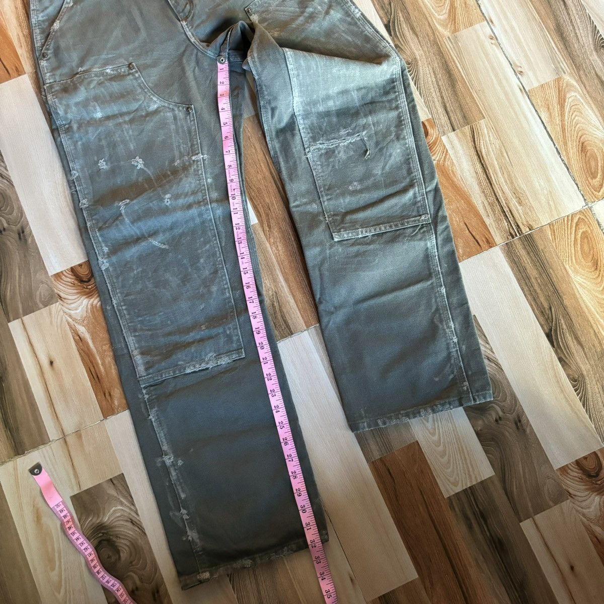 Carhartt Crazy Vintage Faded Carhartt Double Knee Pant Size US 30 / EU 46 - 11 Thumbnail