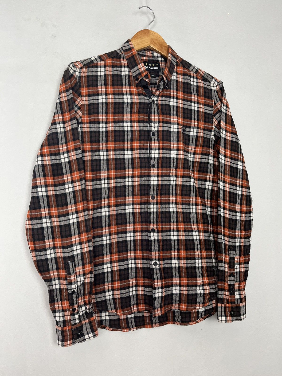 The Kooples The Kooples Sport Plaid Classic Fit Long Sleeve Shirt Size US S / EU 44-46 / 1 - 4 Thumbnail