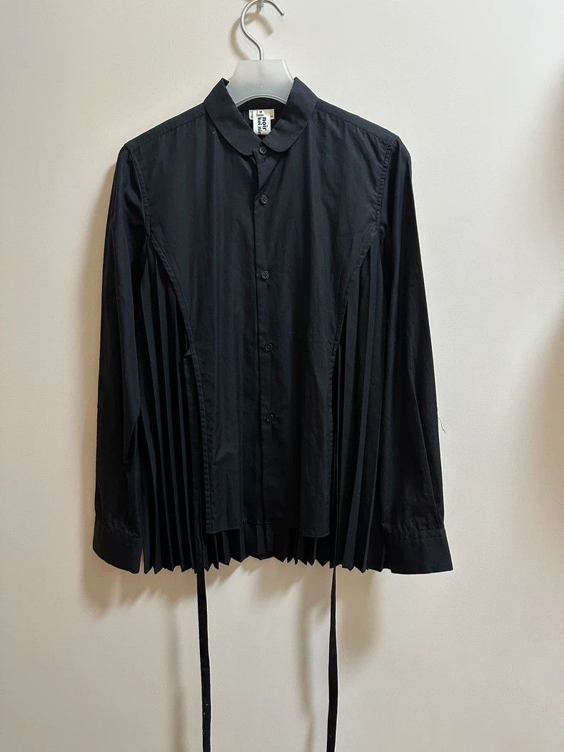 Comme des Garcons Comme des Garcons Black pleated shirt Size M / US 6-8 / IT 42-44 - 3 Thumbnail