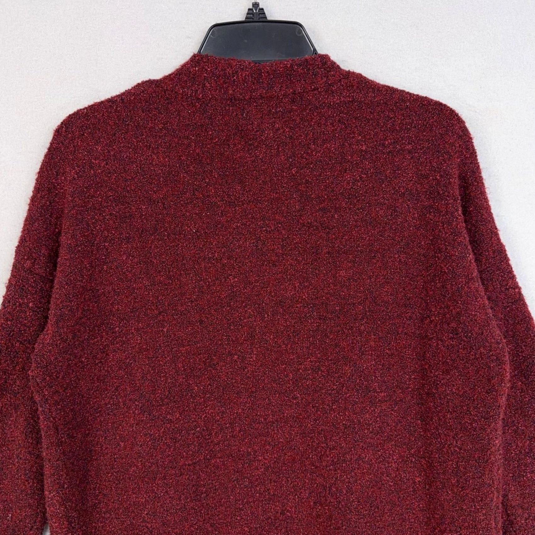 J. Jill J Jill Sweater Womens Small Red Open Duster Cardigan Longline Pockets Boucle Size S / US 4 / IT 40 - 7 Thumbnail