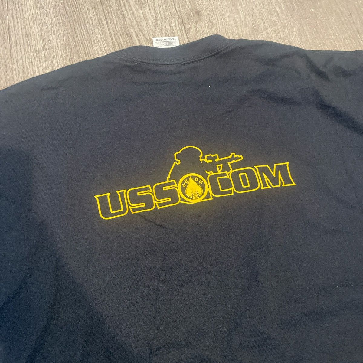 Vintage USSCOM Vintage Tee Size US XXL / EU 58 / 5 - 5 Thumbnail