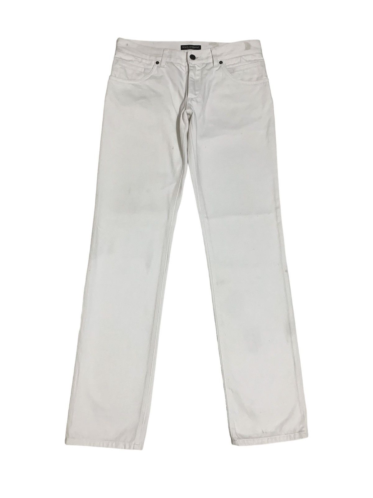 image of Dolce Gabbana Vintage Dolce & Gabbana White Denim, Men's (Size 33)