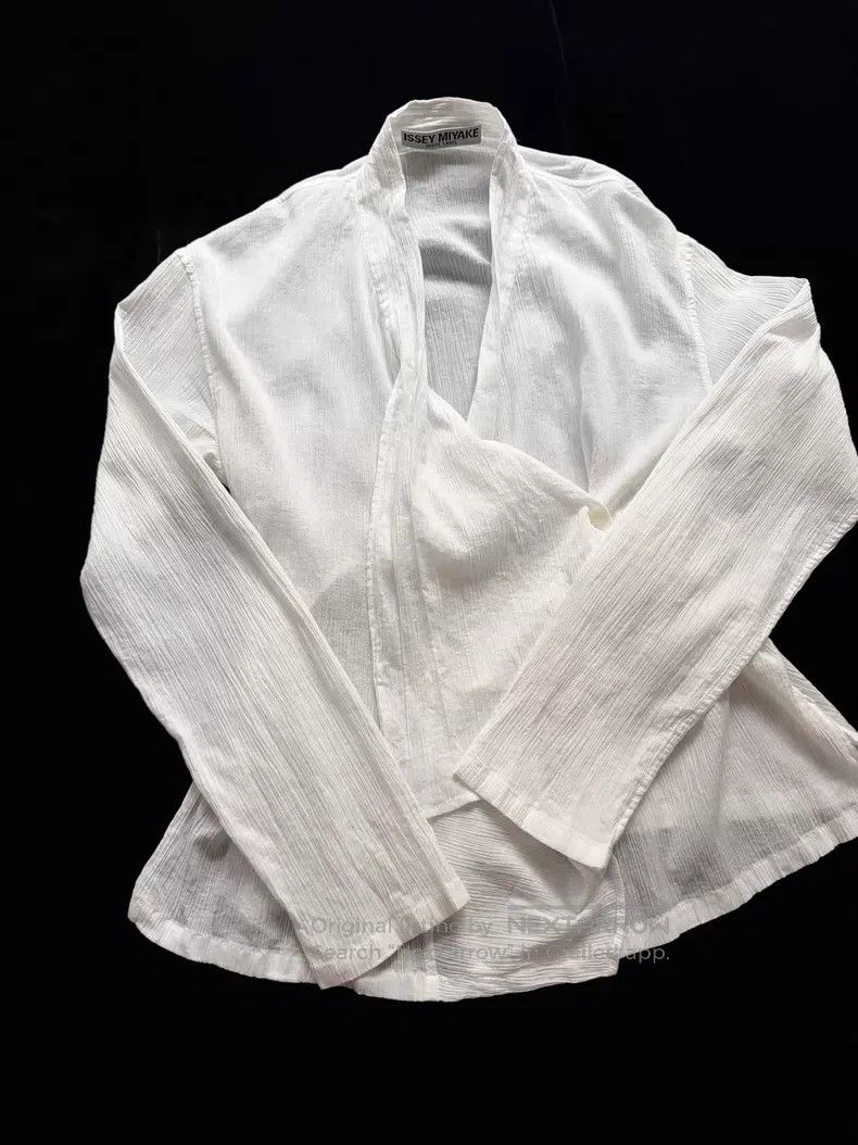 Issey Miyake Issey Miyake White Coat Size M / US 6-8 / IT 42-44 - 3 Thumbnail