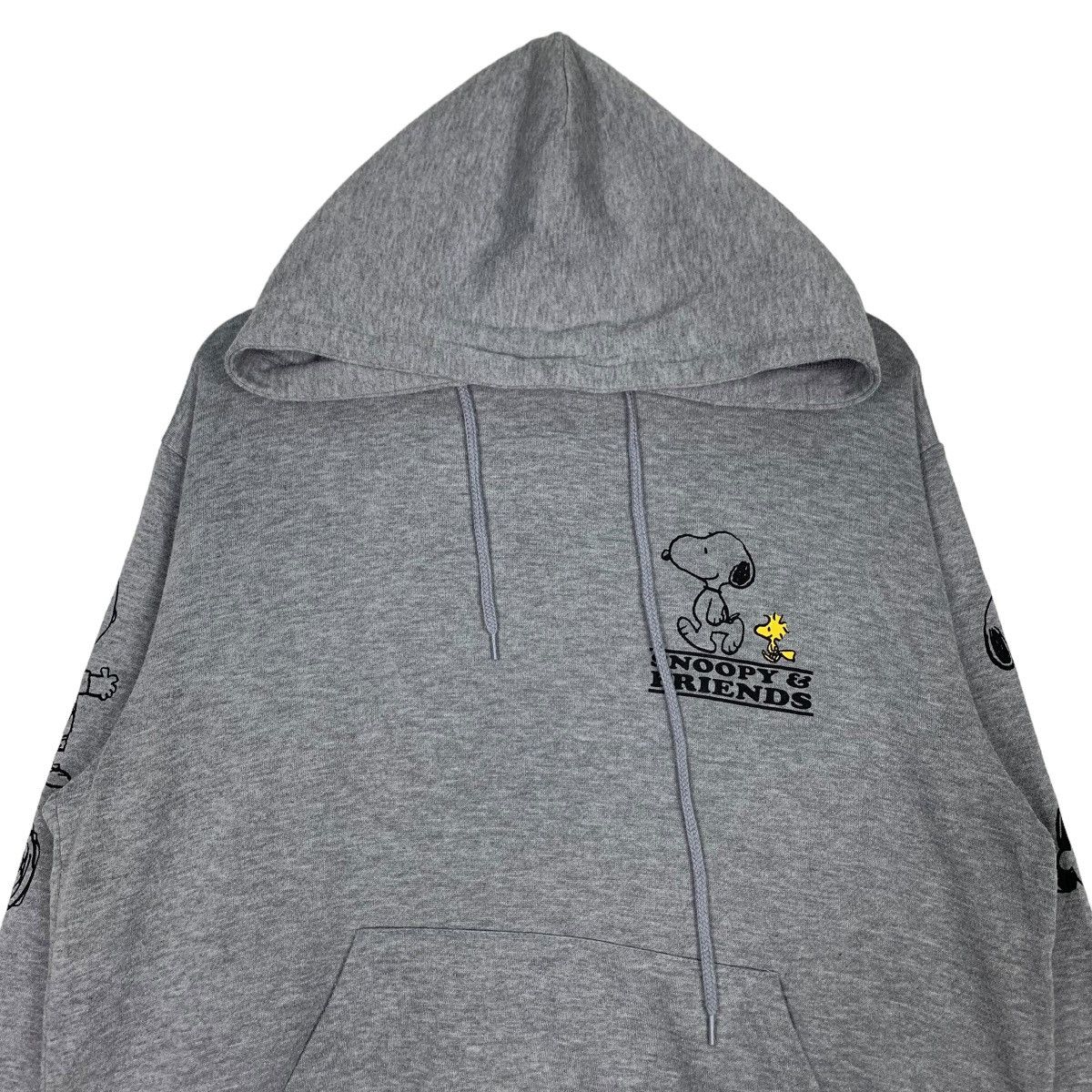 Peanuts PEANUTS Snoopy Sleeve Logo Pullover Hoodies #0773-C35 Size US L / EU 52-54 / 3 - 3 Thumbnail