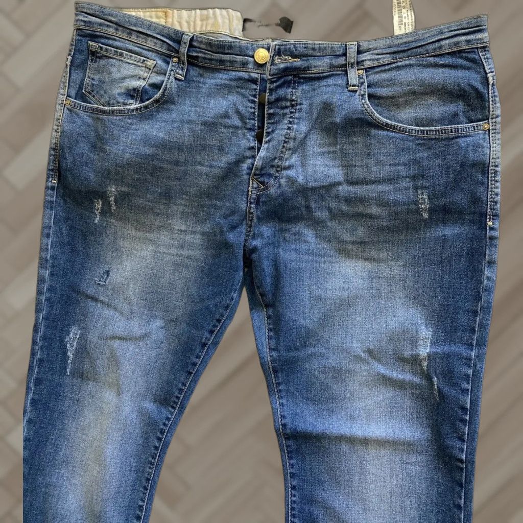 Vintage Gabbia Denim Jeans Men’s 42X34 Blue Denim Regular Fit Button Modern / 21-45 Size US 38 / EU 54 - 1 Thumbnail