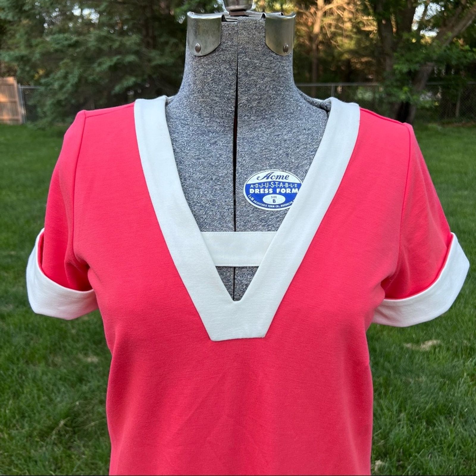 Lilly Pulitzer Lilly Pulitzer shift dress pink salmon sailor style Size L / US 10 / IT 46 - 3 Thumbnail