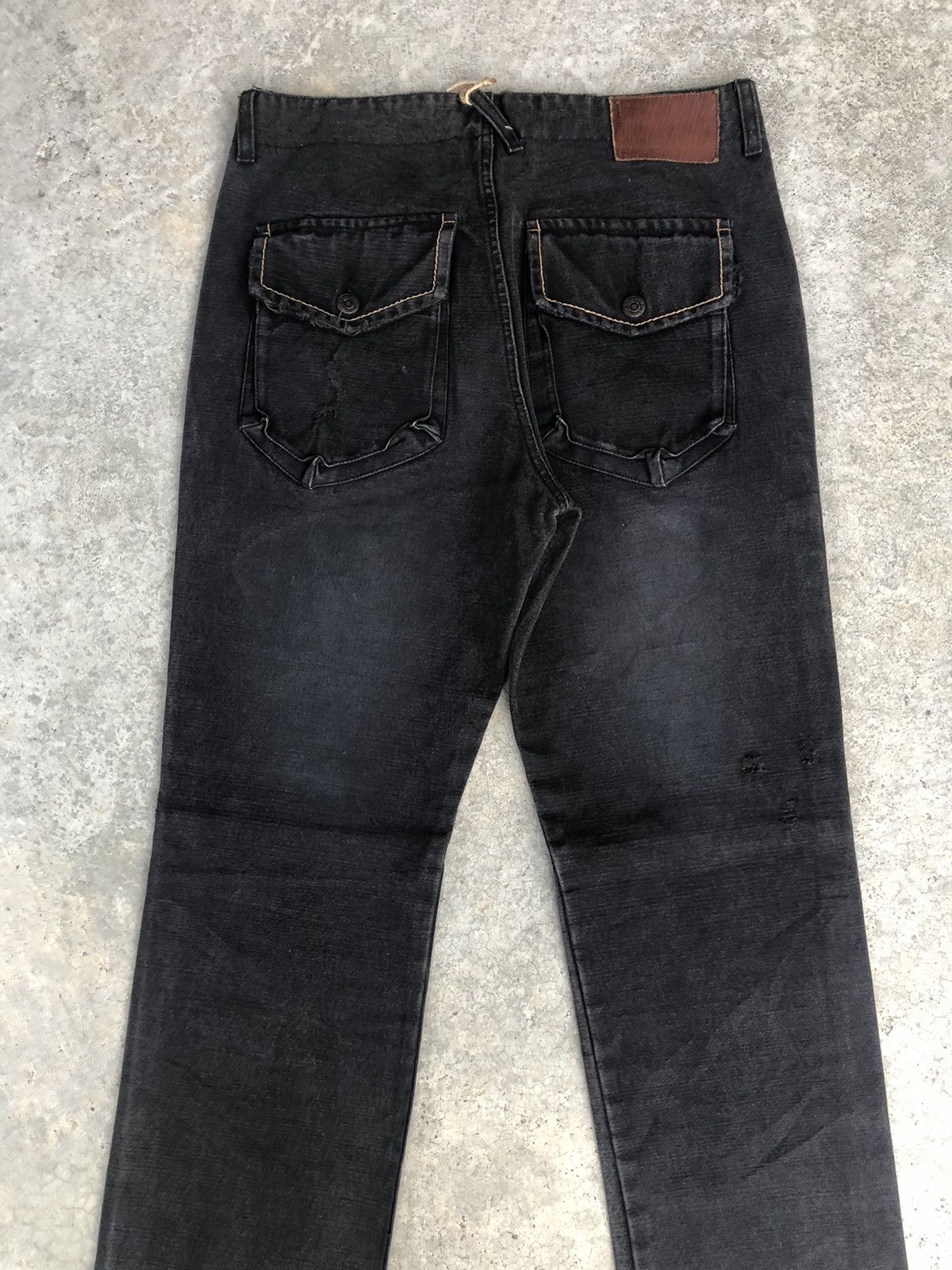 Japanese Brand Japanese Global Work Distressed Baker Pant Size US 31 - 8 Thumbnail