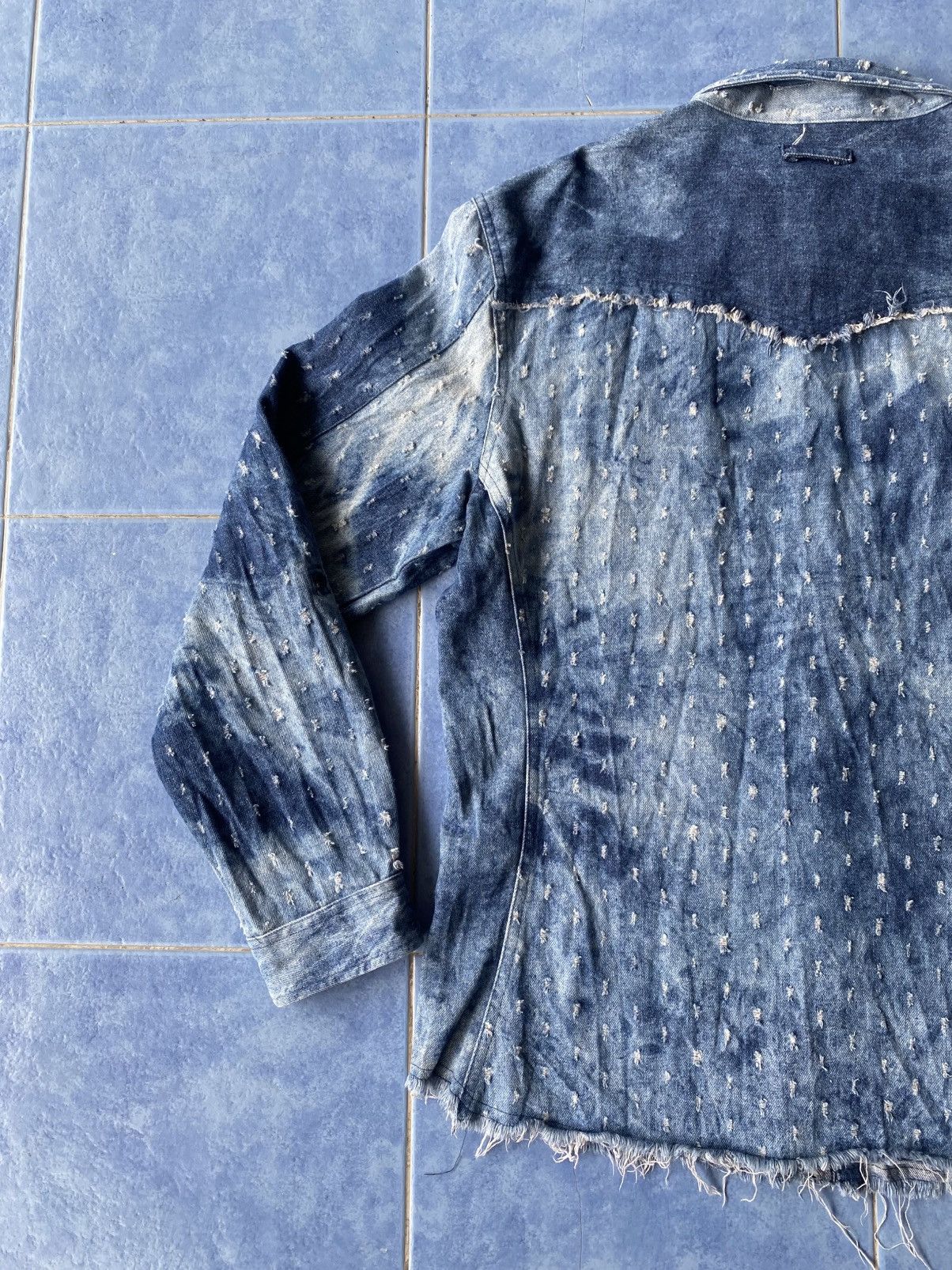 semanticdesign Semantic Design Western Shirt Distressed Design Size US M / EU 48-50 / 2 - 16 Thumbnail