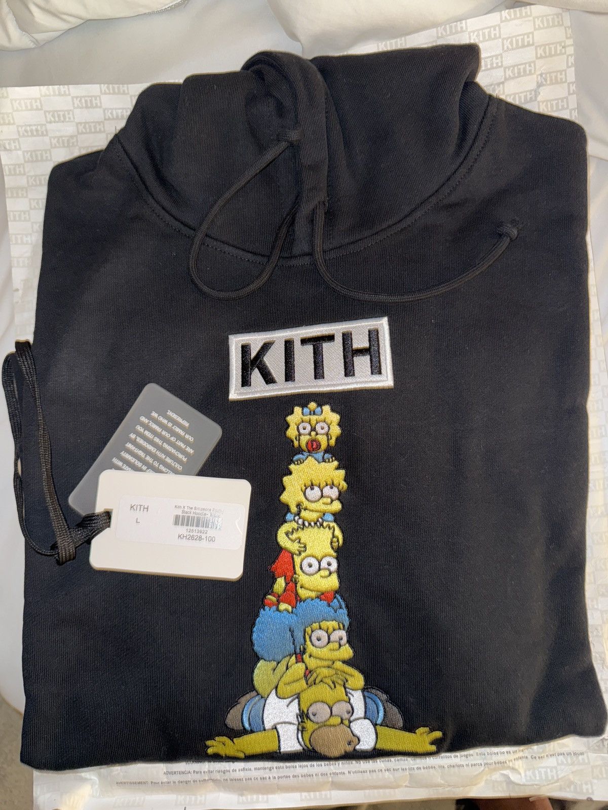 ☆ KITH x THE SIMPSONS Family Stack hoodie コラボパーカー ☆ Kith x The Simpsons Family Stack Hoodie Black Men's - SS21 - US