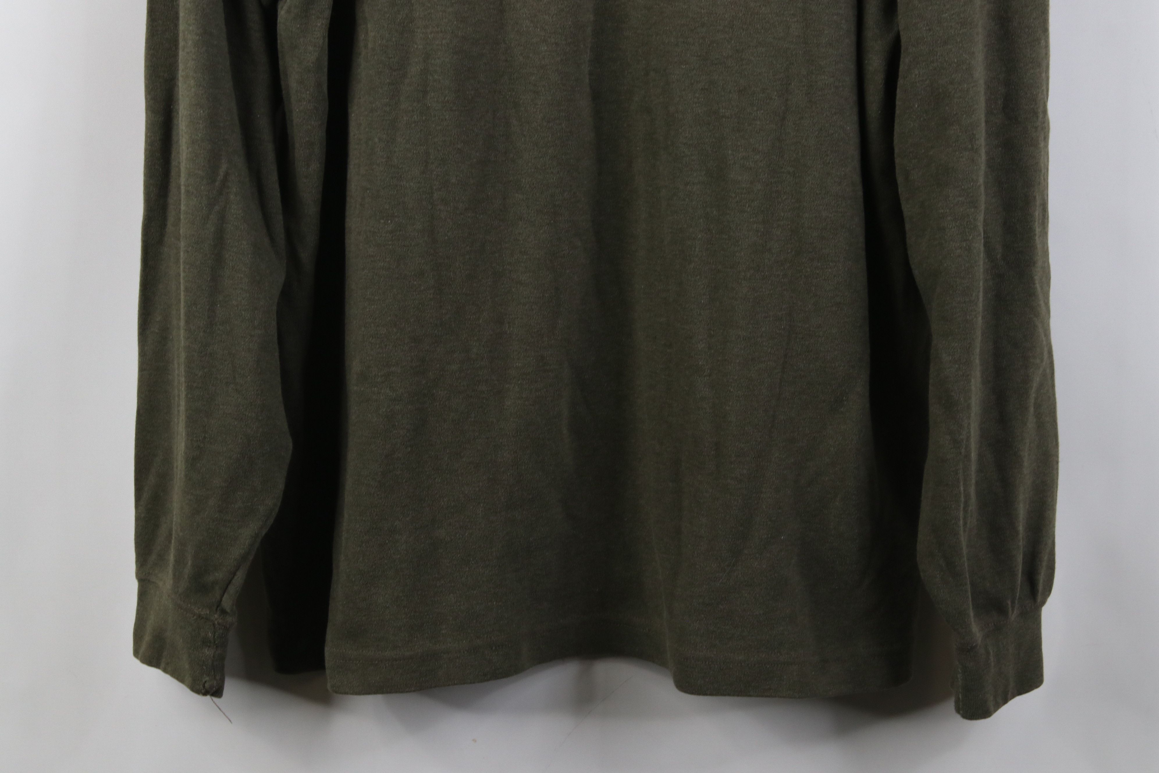 Lands' End Vintage 90s Lands End Mock Neck Long Sleeve T-Shirt USA Size US L / EU 52-54 / 3 - 3 Thumbnail