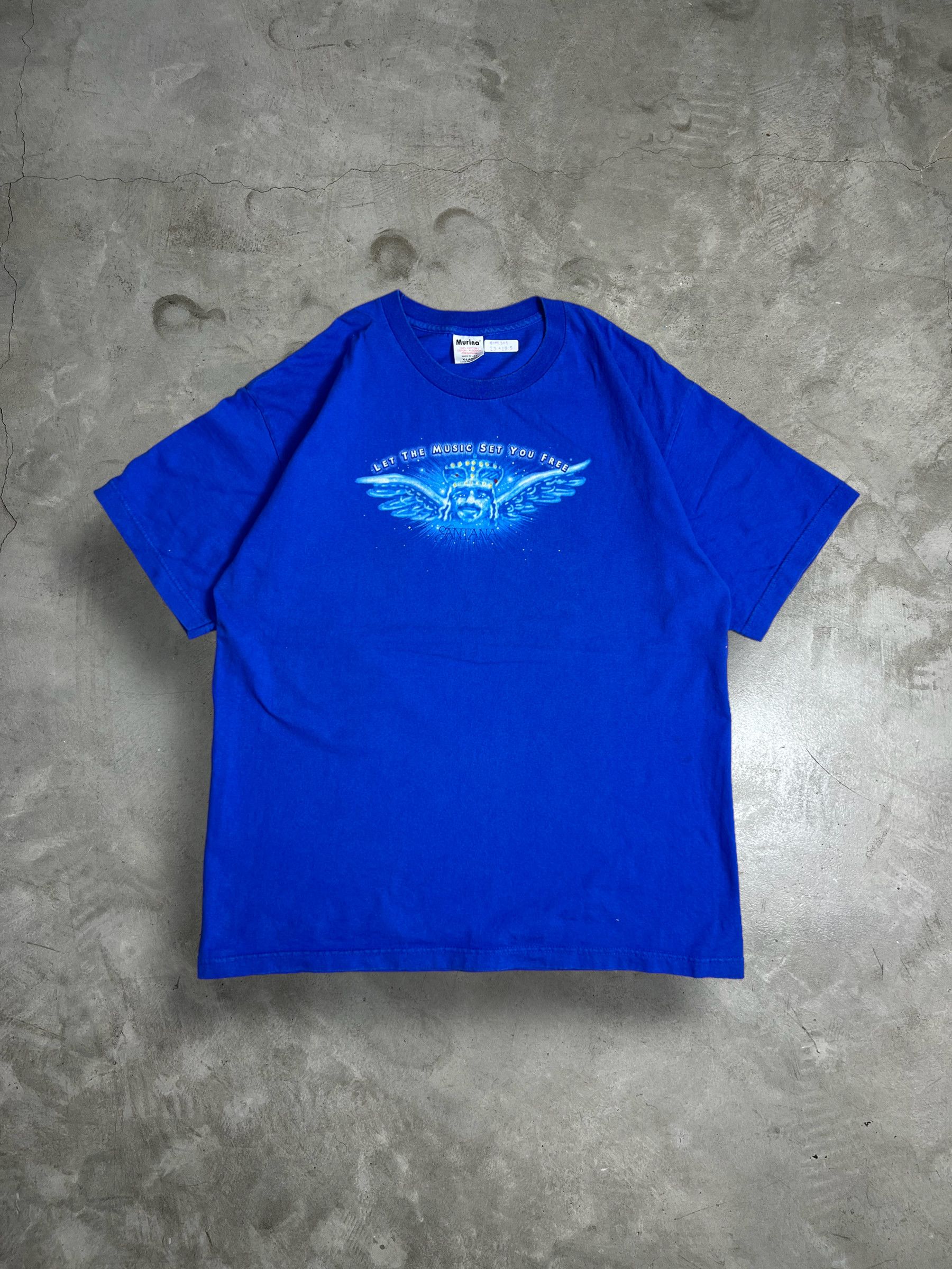Band Tees Vintage 90s Santana Supernatural Album Promo (XL) GTME301 Size US XL / EU 56 / 4 - 5 Thumbnail
