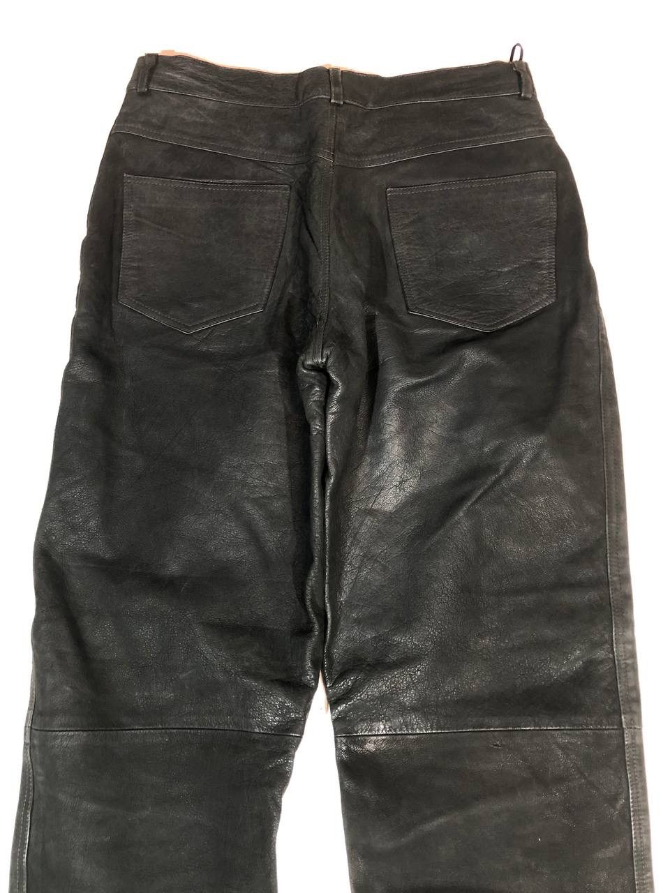 Vintage John F Gee. Vintage Rare Moto Biker Leather Pants Size US 34 / EU 50 - 7 Thumbnail