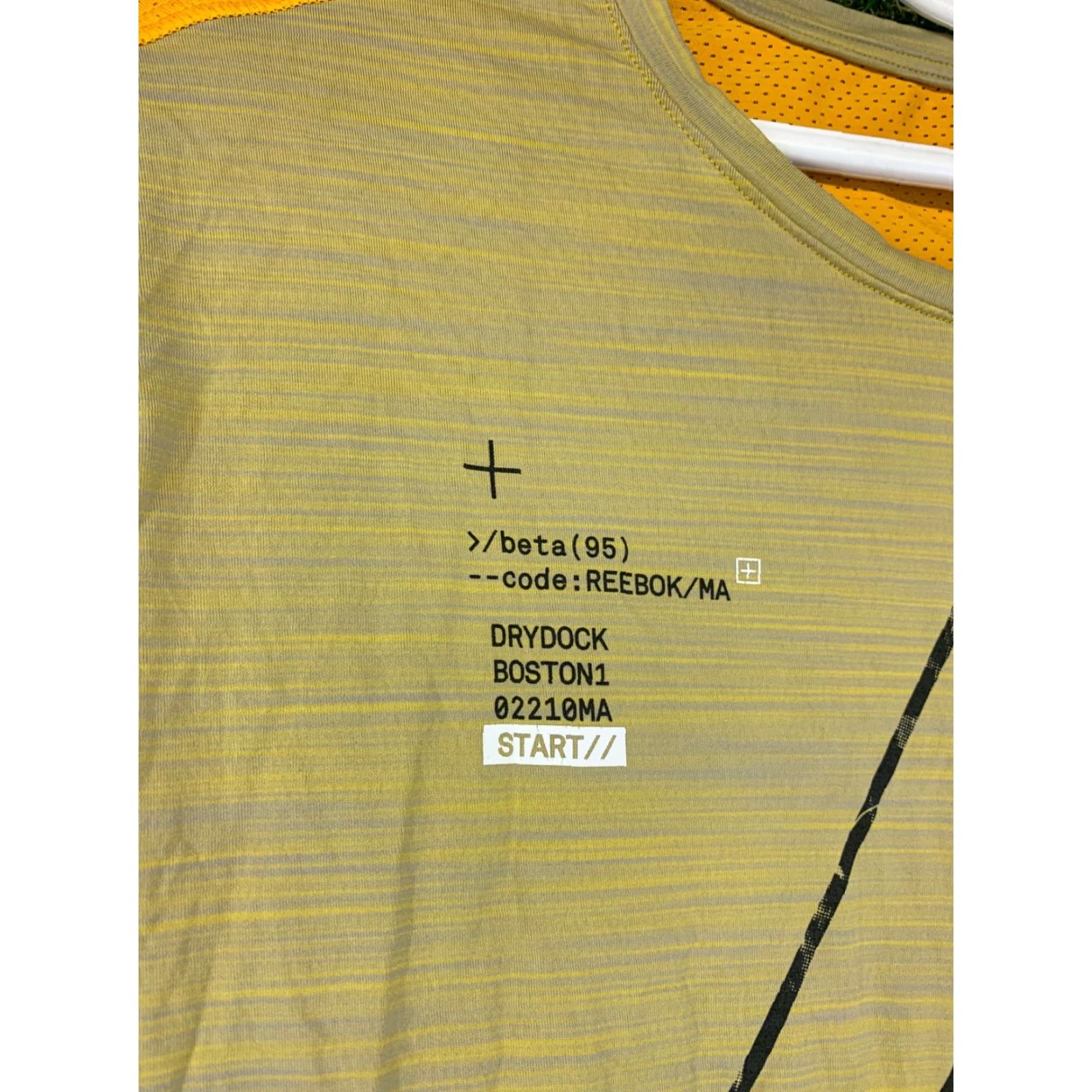 Reebok REEBOK Performance T-Shirt Mens Casual Training Shirt Jersey Size M Yellow Solid Logo 2018 Corporate Short Sleeve Men Size US M / EU 48-50 / 2 - 3 Thumbnail