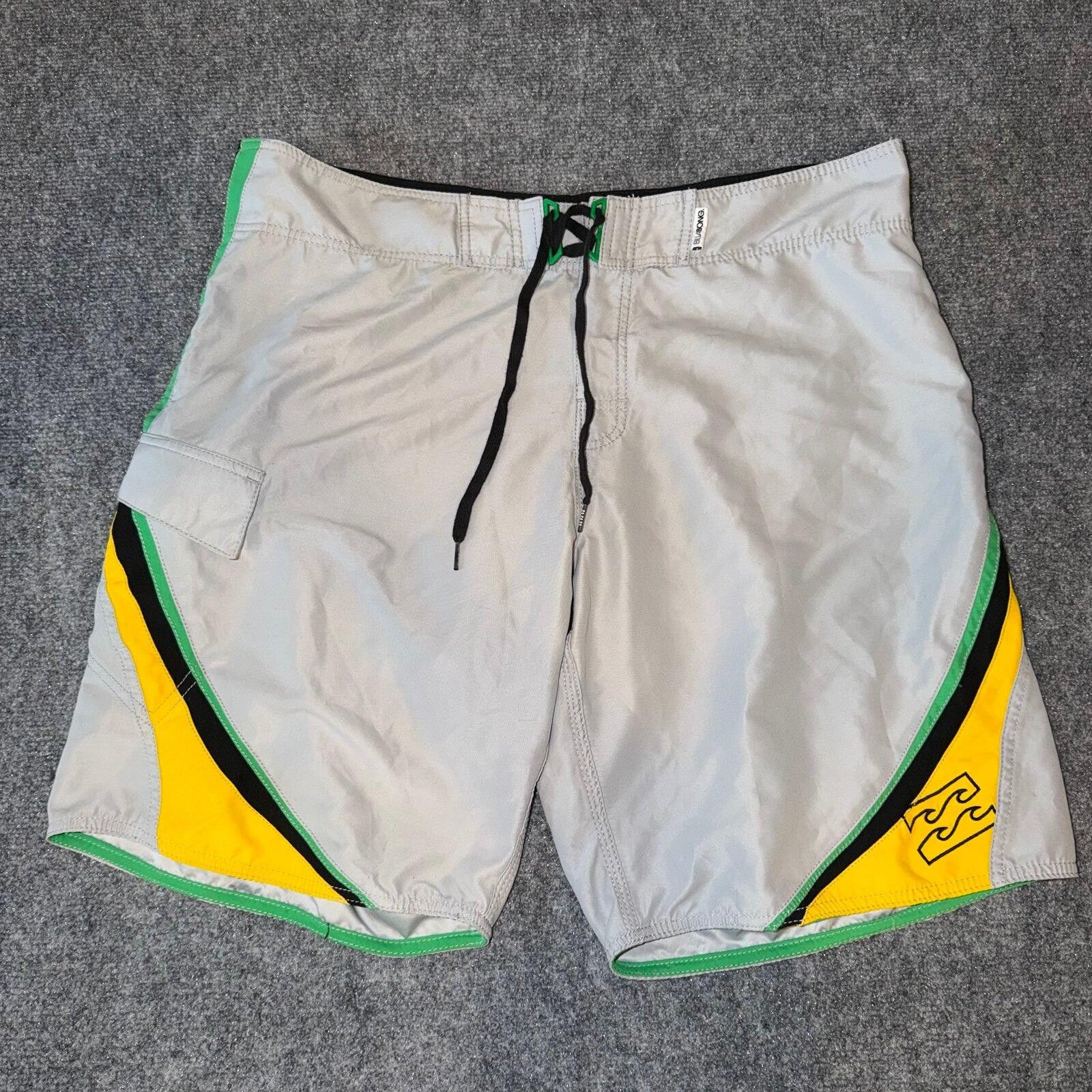 Billabong Billabong Grey Surf Board Shorts Mens 2XL Vtg y2k 90s Rare Size US 40 / EU 56 - 1 Thumbnail