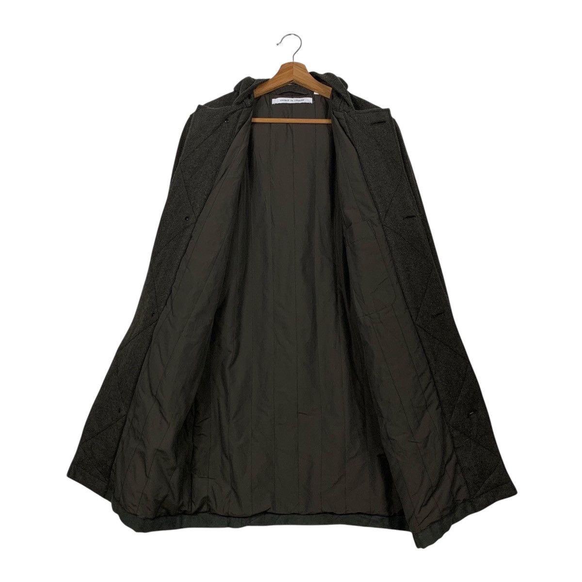 Lemaire × Uniqlo UNIQLO X LEMAIRE Wool Hooded Long Coat Jacket #2119-C93 Size US M / EU 48-50 / 2 - 12 Thumbnail