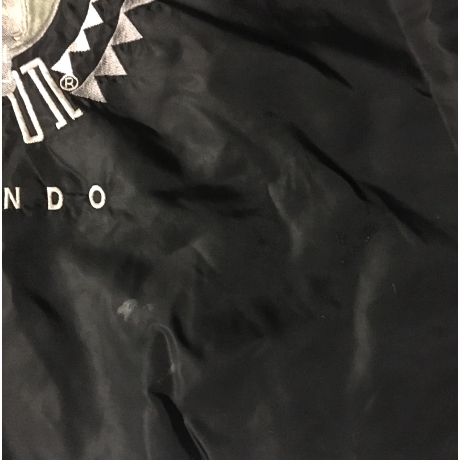 Vintage VINTAGE Stormin Norman Distressed Bomber Jacket Mens L Black 80s 90s Wildhorse Saloon Orlando Trucker Grunge Biker 80s 90s Theme Embroidered Size US L / EU 52-54 / 3 - 7 Thumbnail