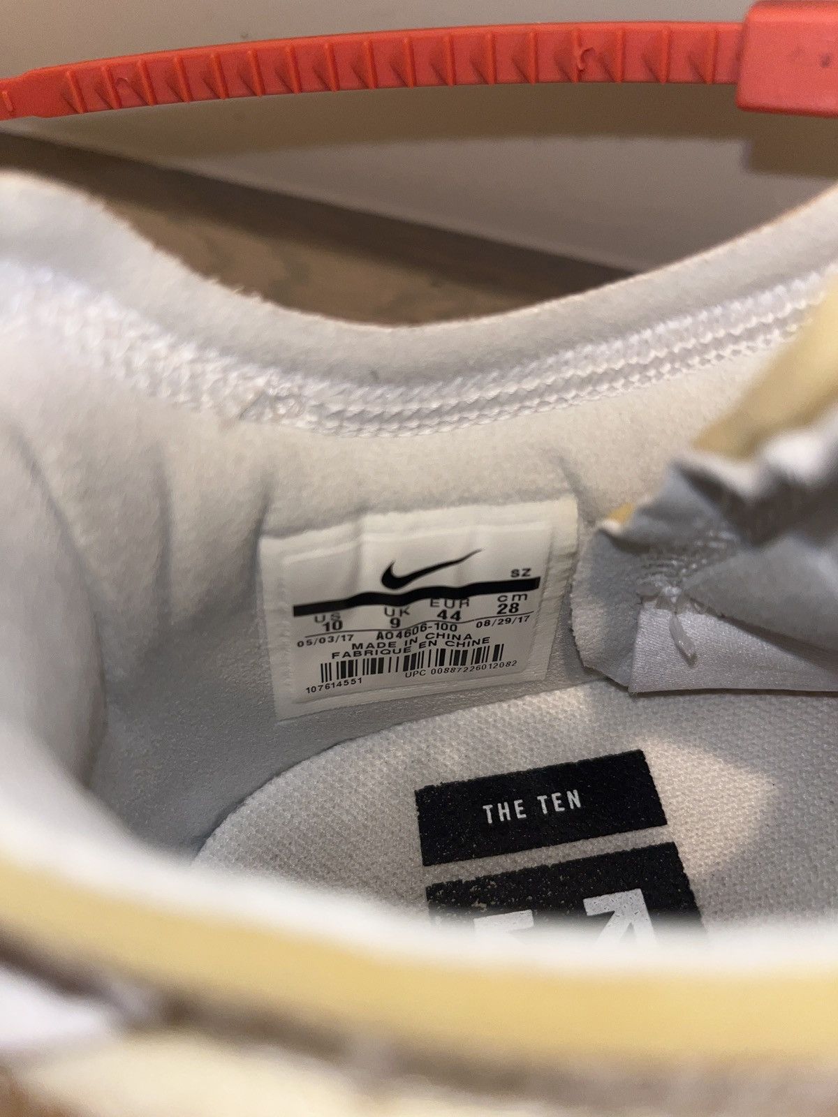 Nike × Off-White × Virgil Abloh Nike Off-White x Air Force 1 Low ‘The Ten’ Size US 10 / EU 43 - 6 Thumbnail