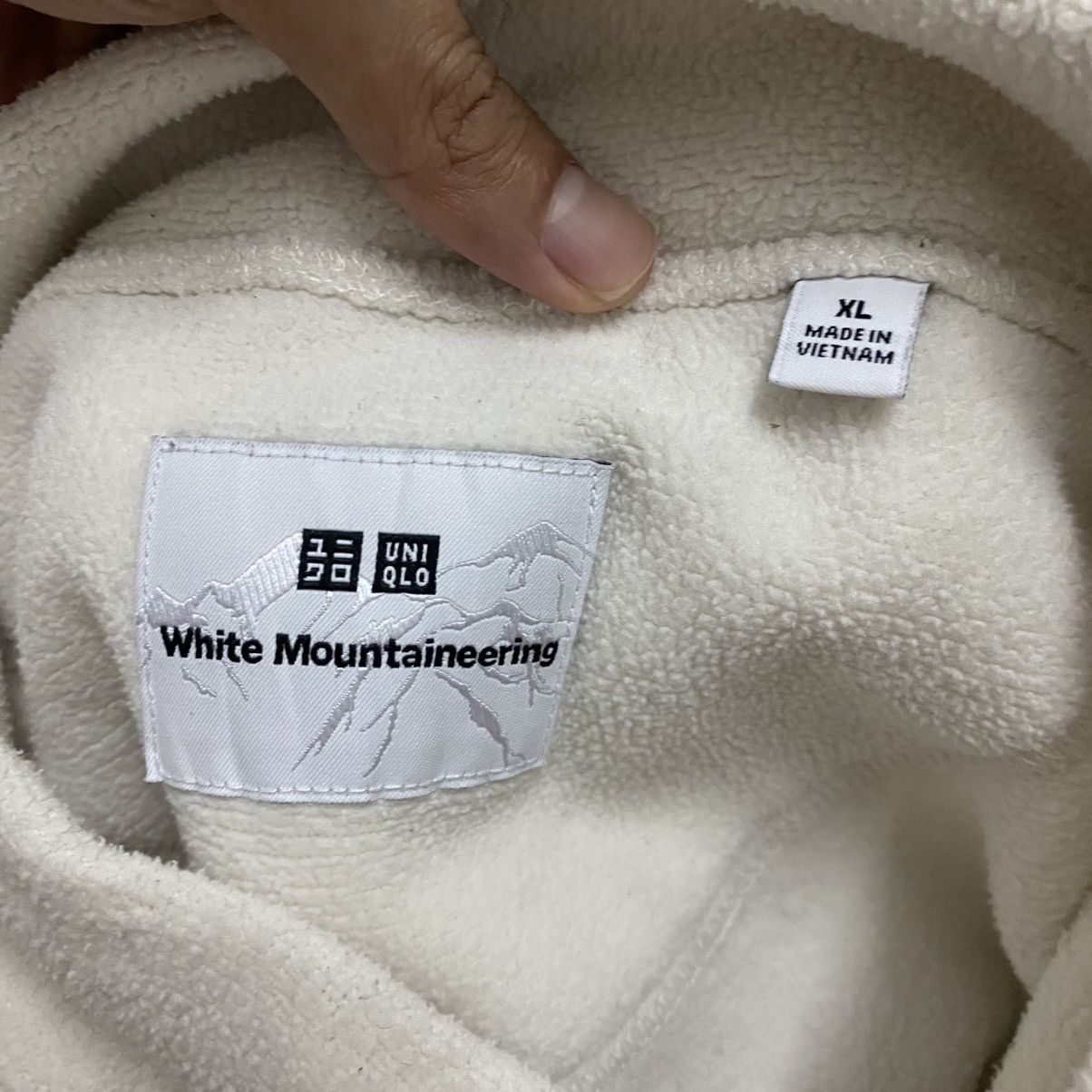 Uniqlo × White Mountaineering WHITE MOUNTAINEERING FLEECE OVERSIZED PULLOVER Size US XL / EU 56 / 4 - 10 Thumbnail