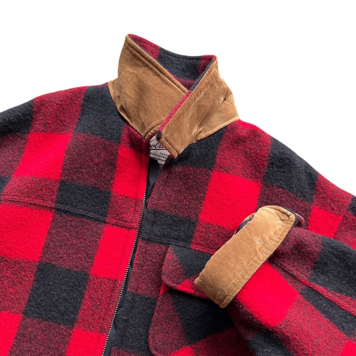 Woolrich Woolen Mills Vintage Woolrich red black buffalo-plaid wool jacket quilted Size US L / EU 52-54 / 3 - 11 Thumbnail