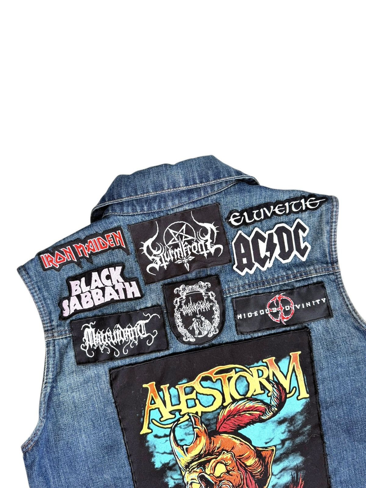 Band Tees Vintage Denim Patched Vest Rock Trash Battle jacket punk Size US M / EU 48-50 / 2 - 6 Thumbnail