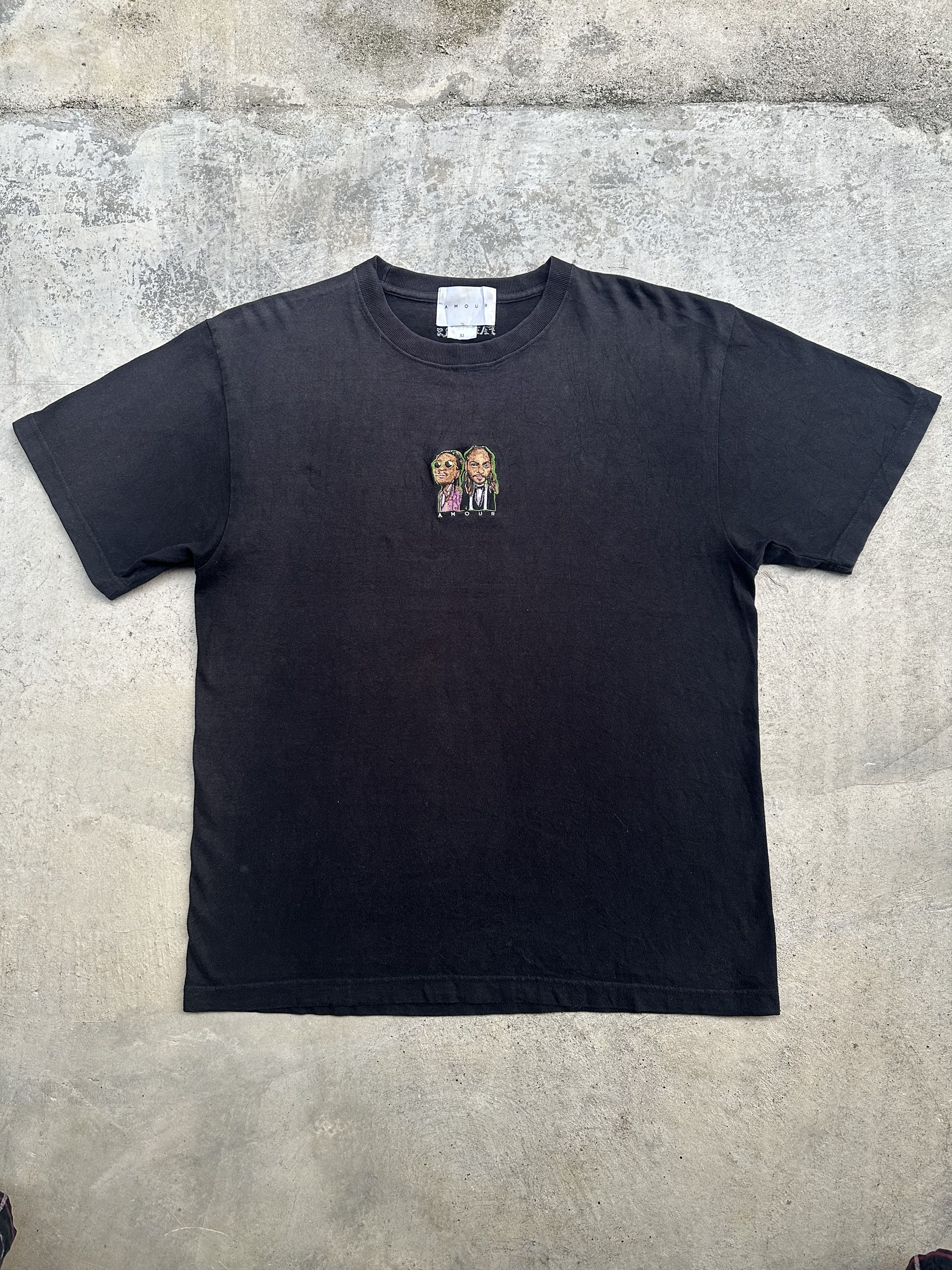 Rap Tees Vintage Snoop Doggy Dogg & Wiz Khalifa Amour Famours Size US XL / EU 56 / 4 - 2 Thumbnail