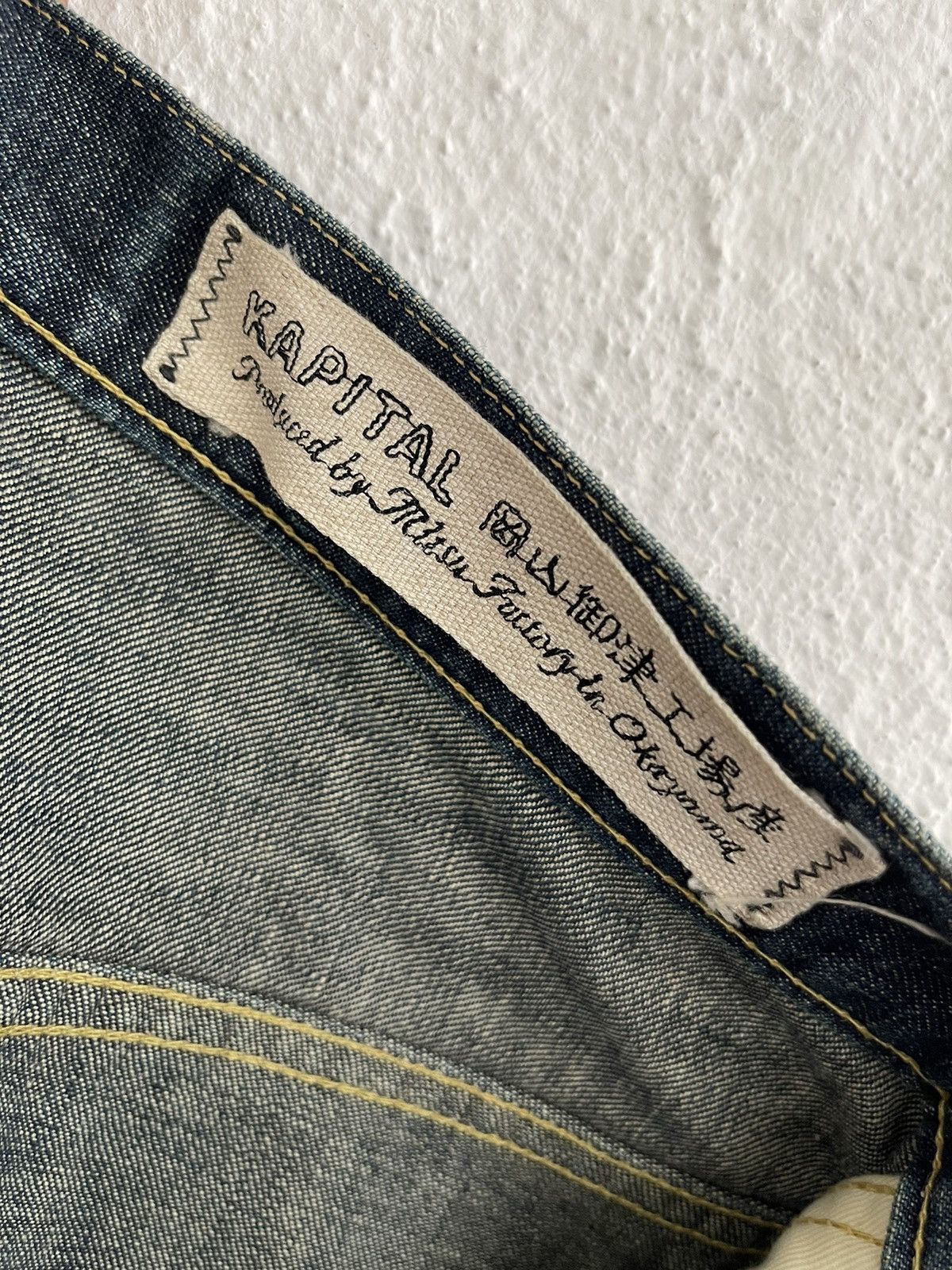 Kapital × Kapital Kountry Kapital Denim Jeans with Extra Buttons Size US 33 - 7 Thumbnail