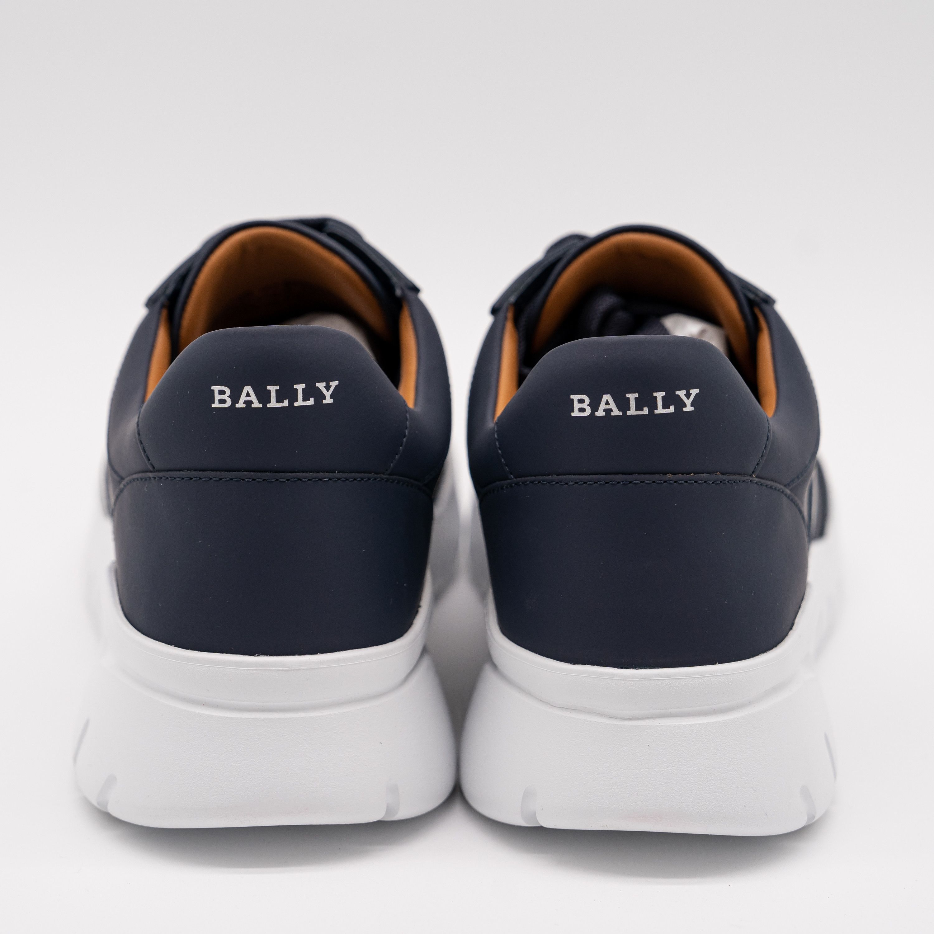 Bally 12 Bally Bronnye Blue Navy Sneakers Leather White Size US 12 / EU 45 - 5 Thumbnail