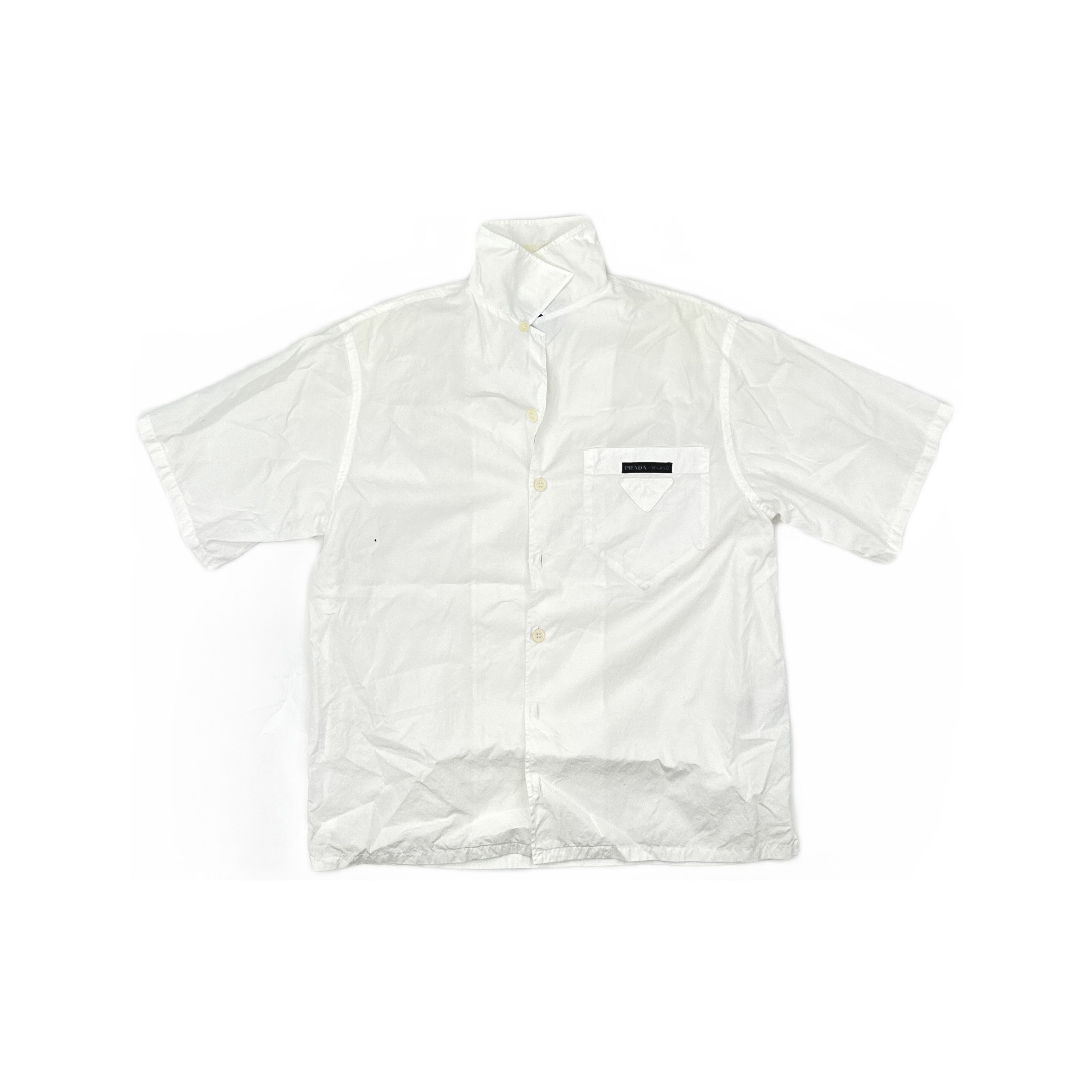 Prada Prada Logo Patch Button Up Shirt Size S Size US S / EU 44-46 / 1 - 1 Thumbnail