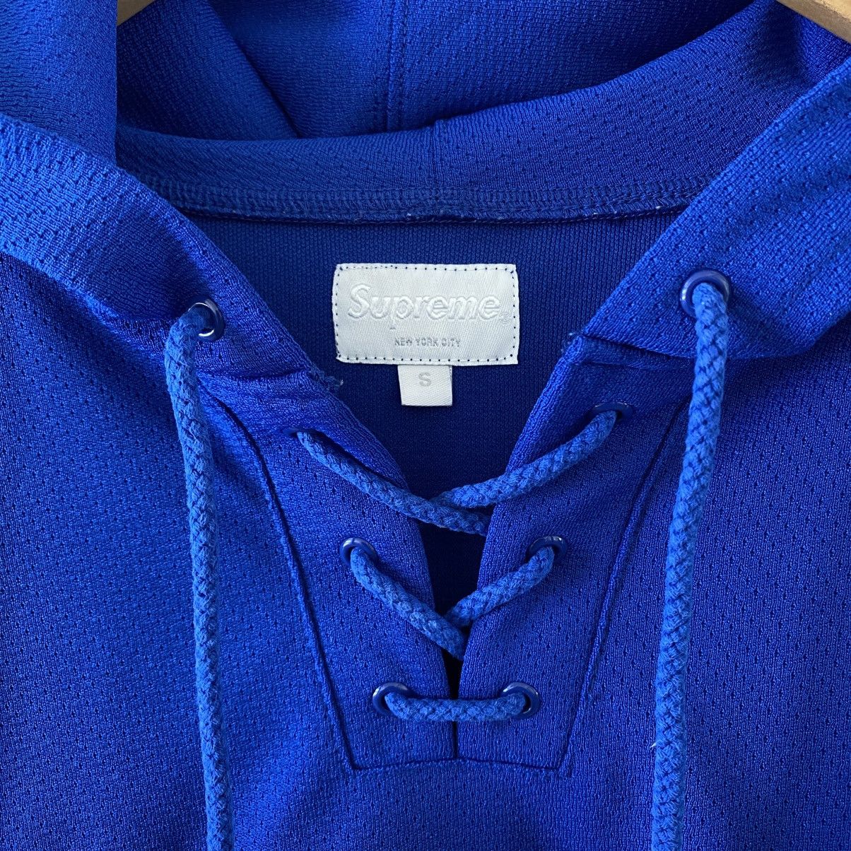 Supreme Supreme Hooded Hockey Jersey Royal Blue 2017 Size US S / EU 44-46 / 1 - 3 Thumbnail