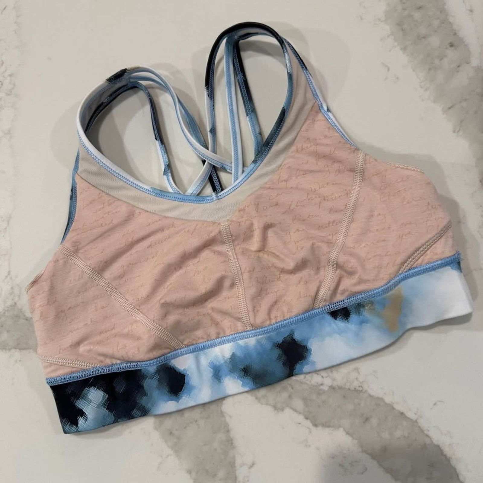 Lululemon Lululemon Energy Bra Womens Size 8 Ocean Blue Sports Strappy Size M / US 6-8 / IT 42-44 - 5 Thumbnail